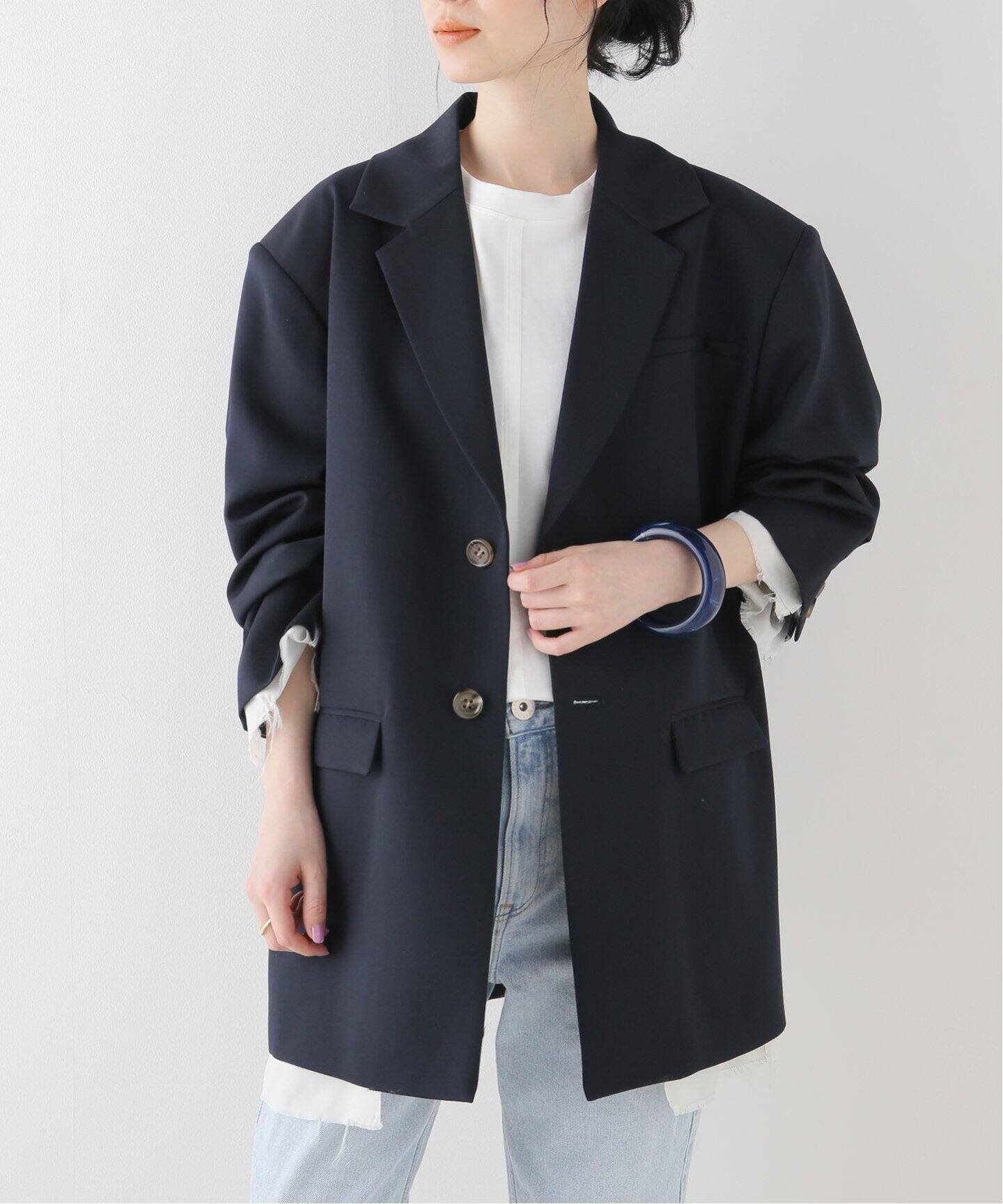 SEA/シー】サージ オーバーライニング 90s ジャケット（テーラード  