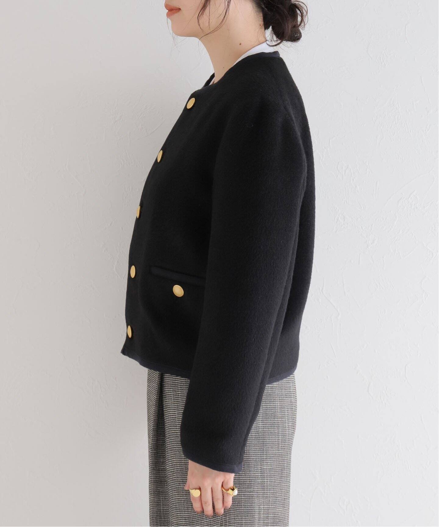 UNION LAUNCH/ユニオンランチ】NO COLLAR JACKET ノーカラージャケット 