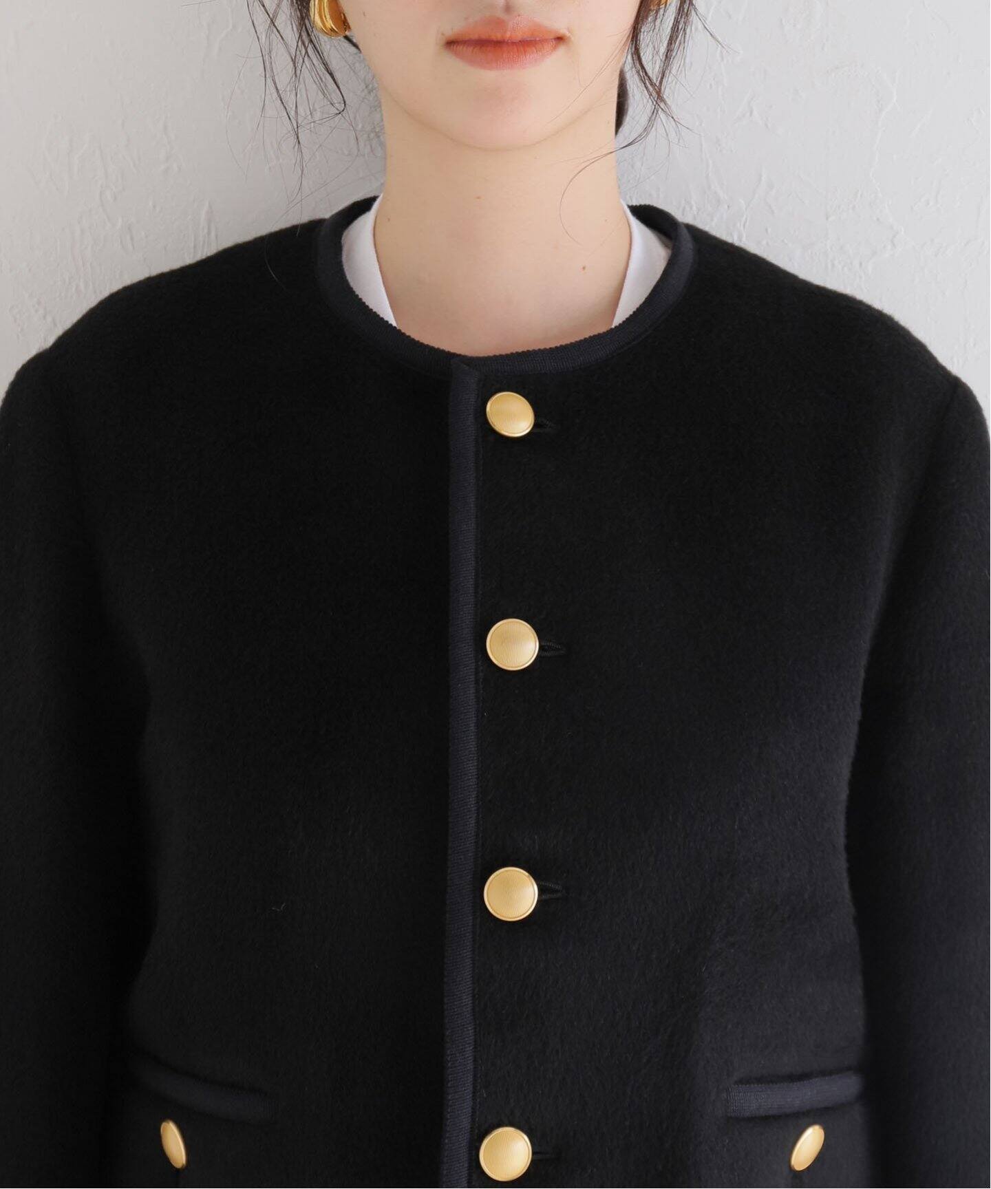 UNION LAUNCH/ユニオンランチ】NO COLLAR JACKET ノーカラージャケット  