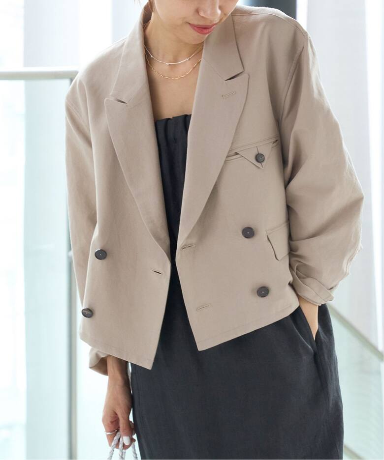 JANE SMITH/ジェーンスミス】別注 SHORT W クロップドジャケット  