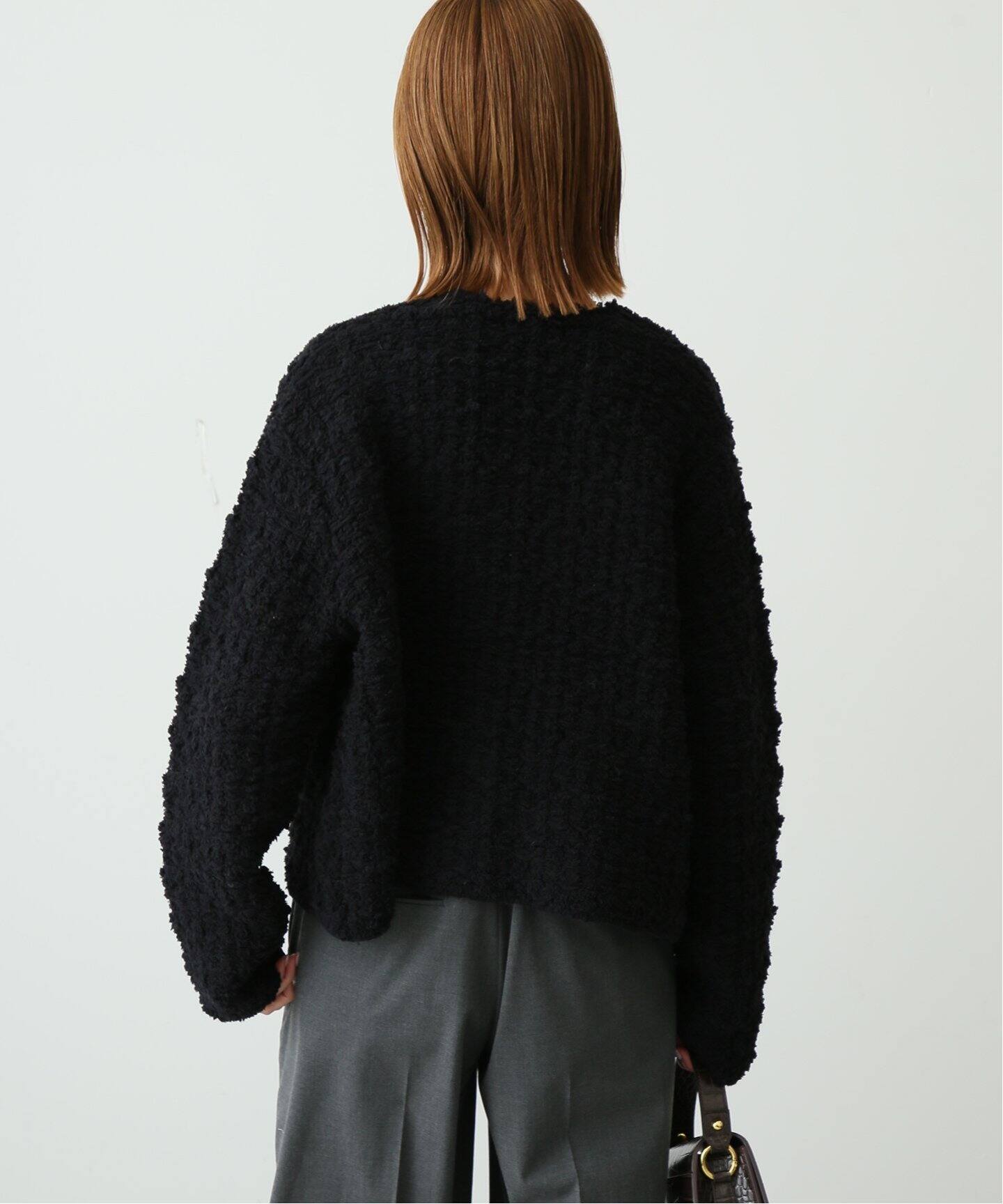 ツィードニットジャケット（ノーカラージャケット）｜SLOBE IENA  