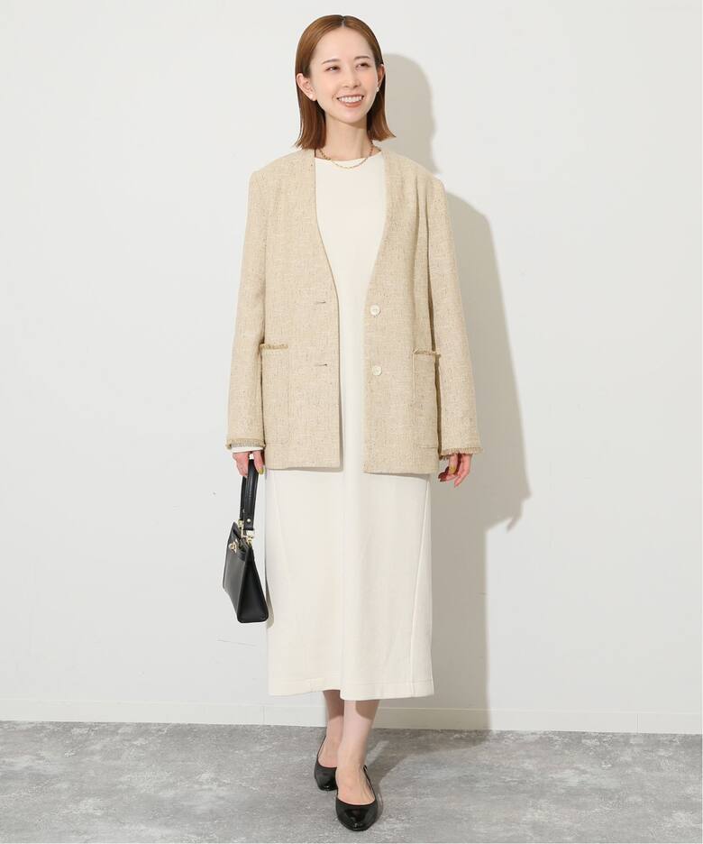 ループツイード Vネックジャケット（その他ジャケット・スーツ 