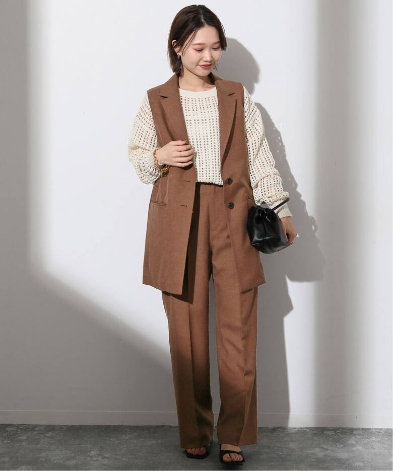 リネン混 テーラードジレ（ジレ）｜SLOBE IENA（スローブ イエナ）の  