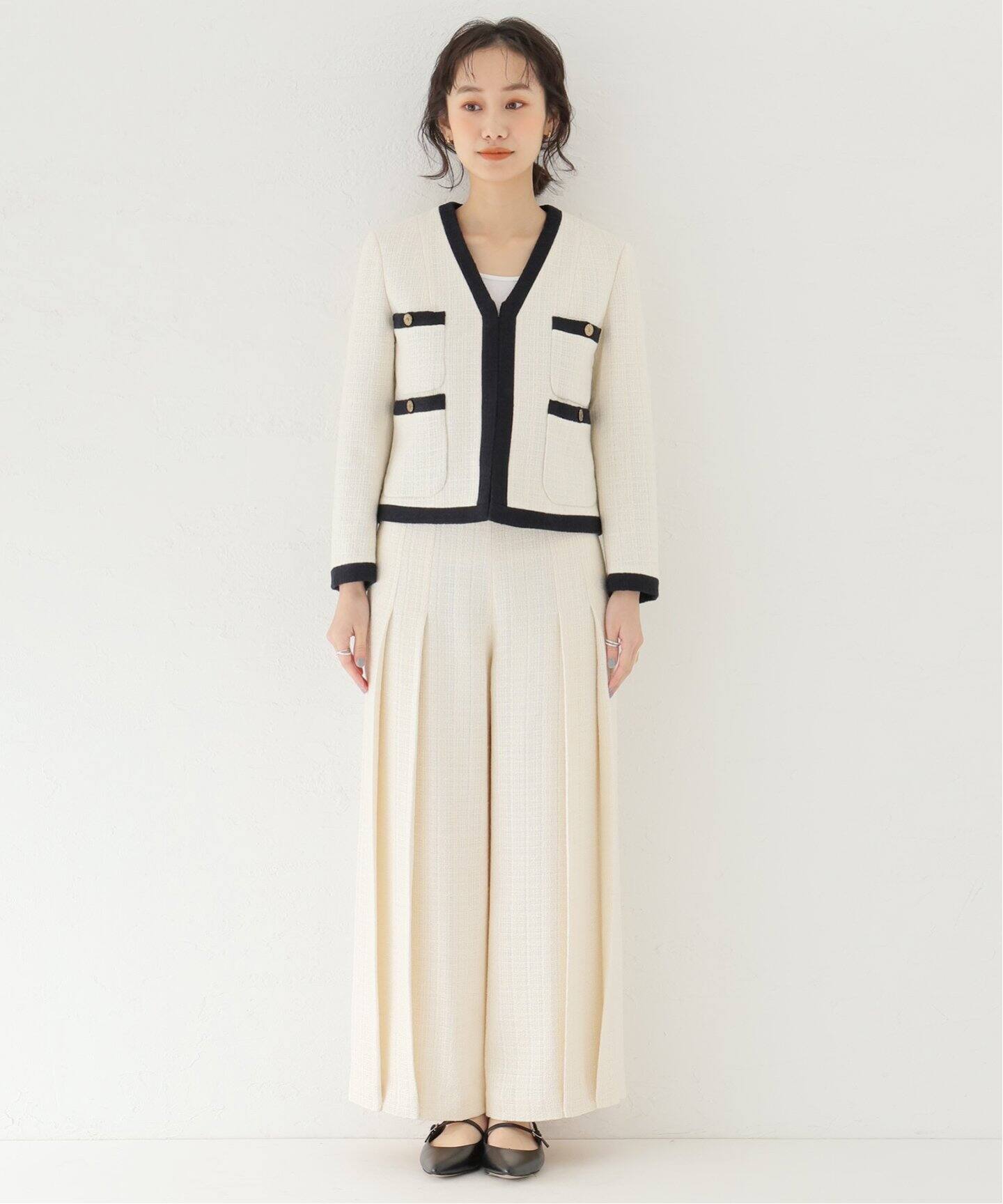 Bicolor Tweed ジャケット（その他ジャケット・スーツ）｜Plage 