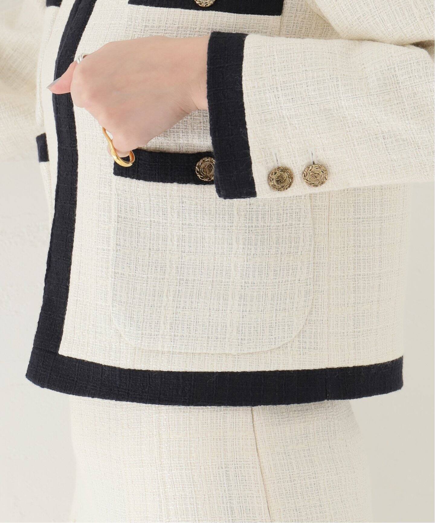 Bicolor Tweed ジャケット（その他ジャケット・スーツ）｜Plage 