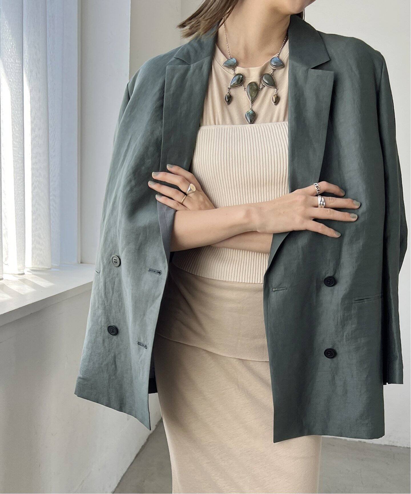 VIS/LINEN DB ジャケット（テーラードジャケット）｜Plage（プラージュ  