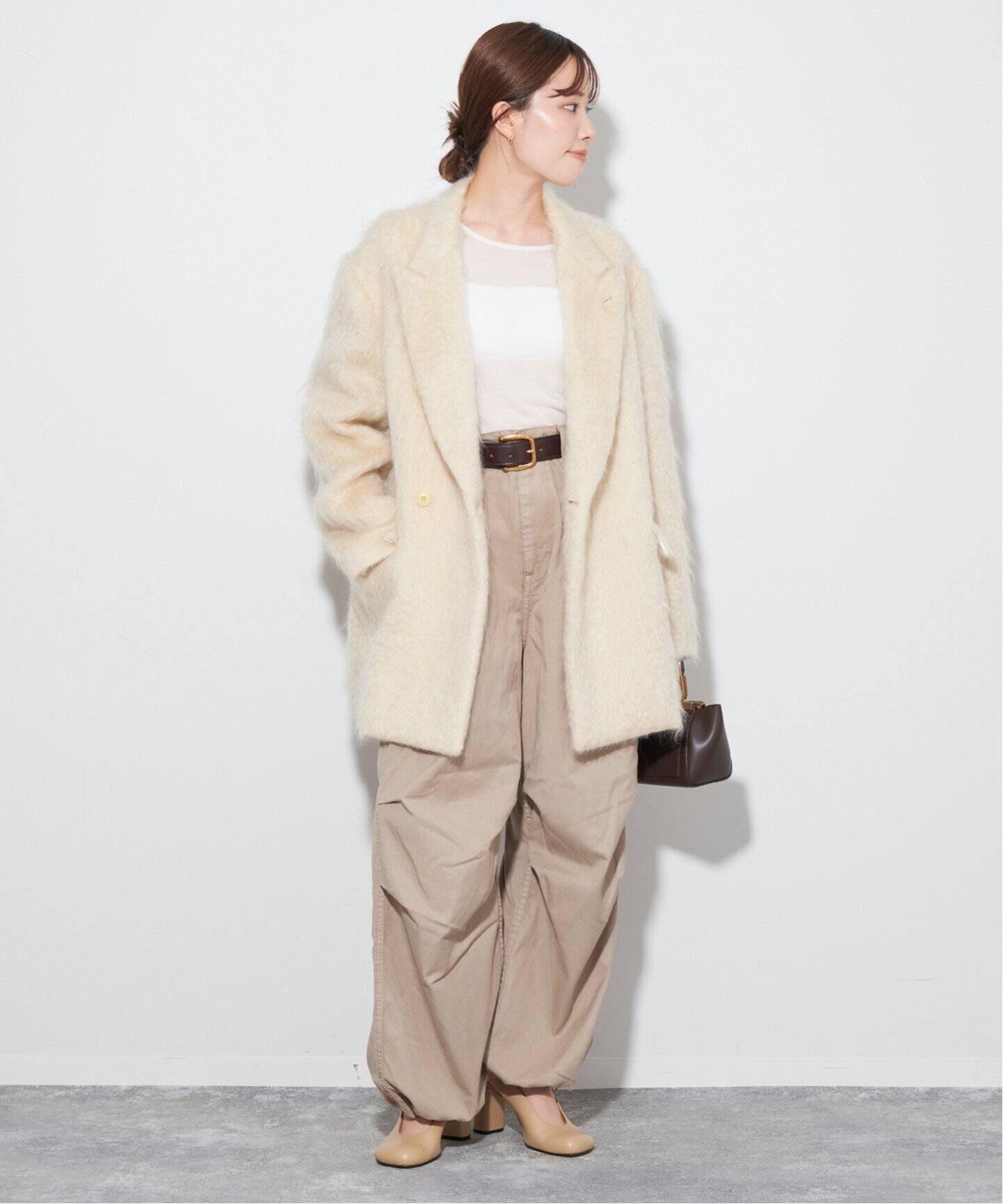 JANE SMITH/ジェーンスミス】MOHAIR LOOP W BASE ジャケット（その他  