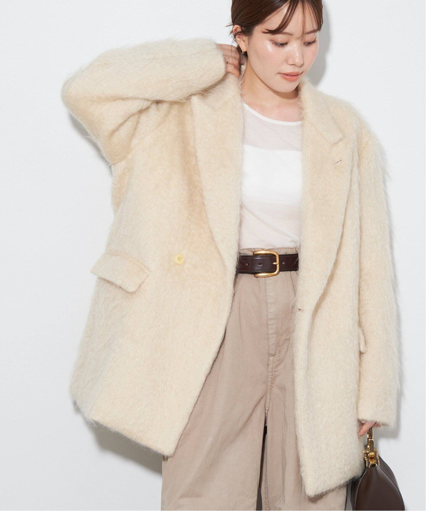 JANE SMITH/ジェーンスミス】MOHAIR LOOP W BASE ジャケット（その他  