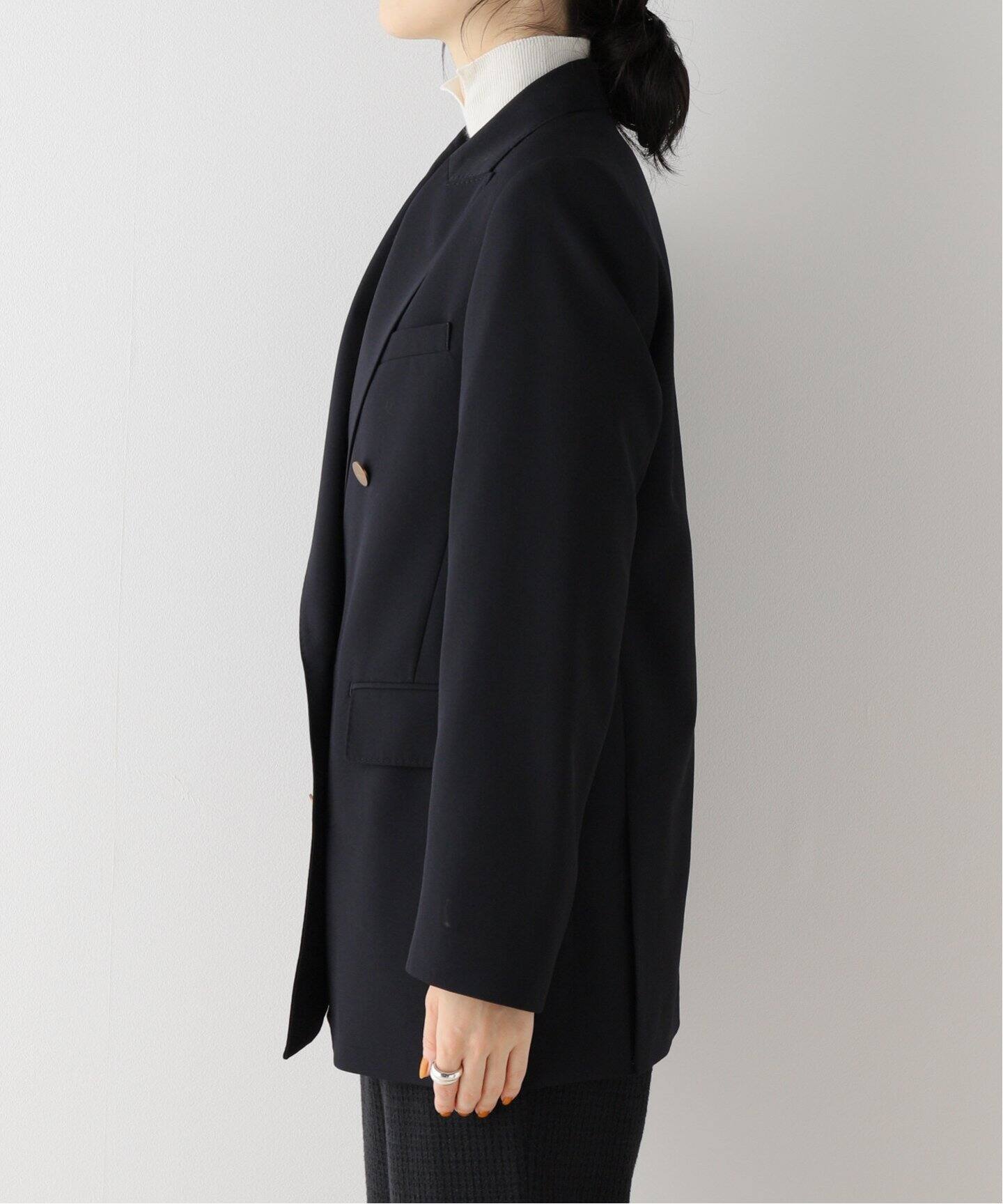 DOMELLE/ドメル】WOOL POPLIN JACKET（テーラードジャケット 