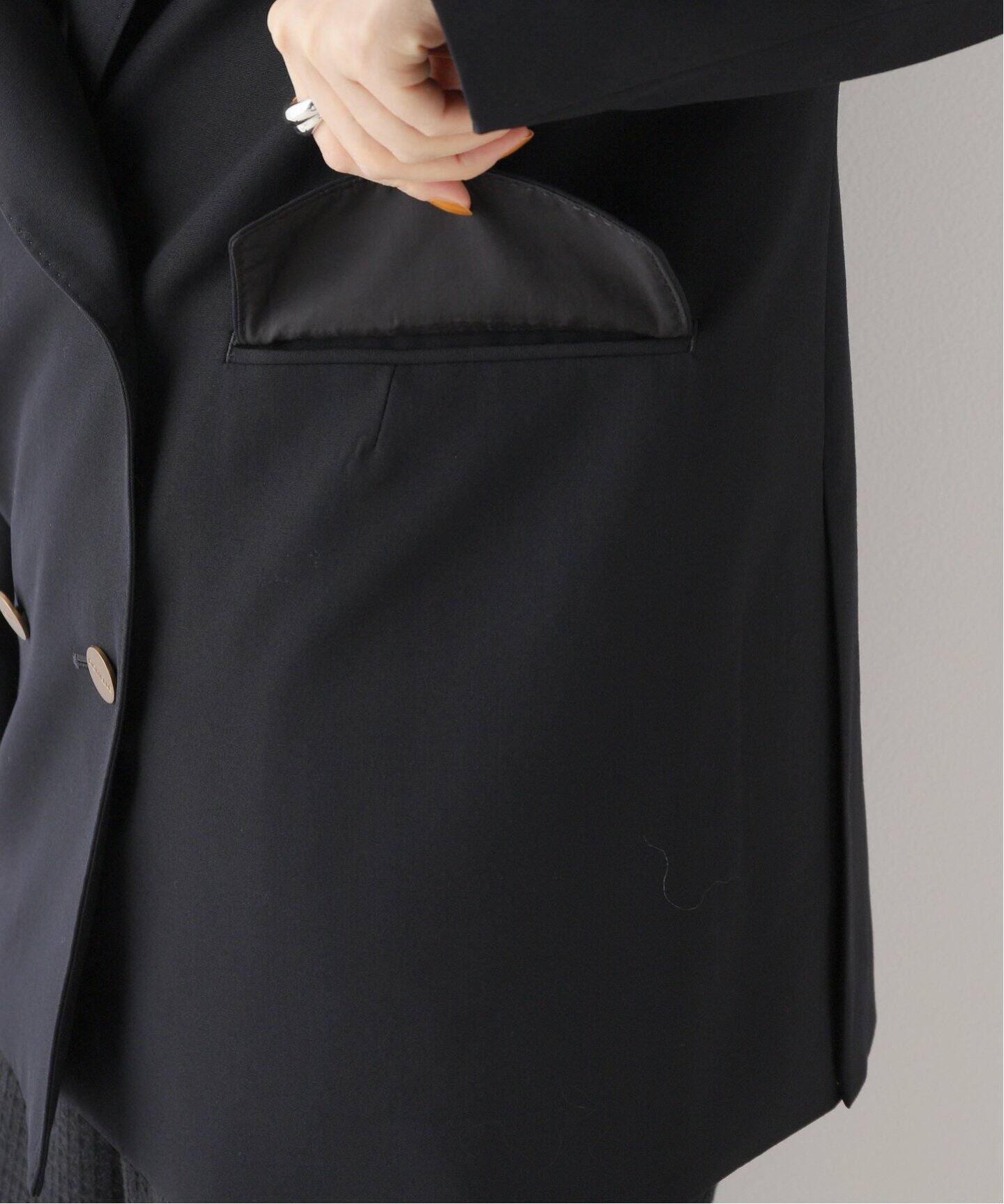DOMELLE/ドメル】WOOL POPLIN JACKET（テーラードジャケット 