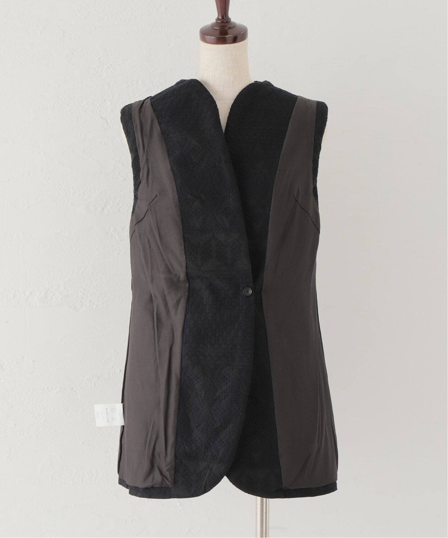 SEEALL/シーオール】別注 LACE SCALE GILET：ベスト（ベスト 