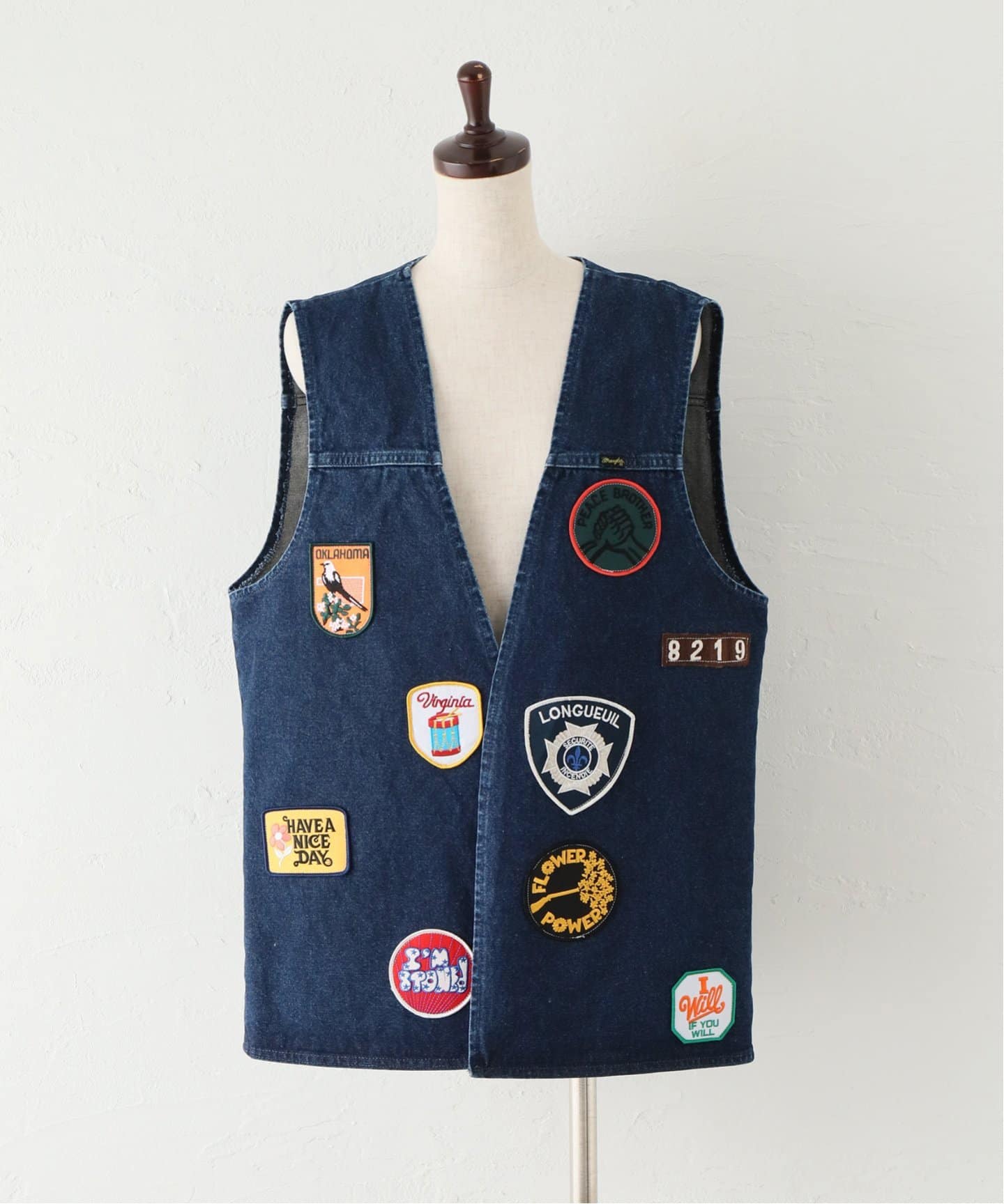 CITYSHOP x wranglers デニムベスト 70s USA製 Wranglerラングラー VU301NV デニムベスト L