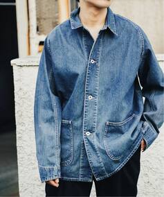 A.PRESSE/アプレッセ】Denim Coverall Jacketのコーディネートスナップ 