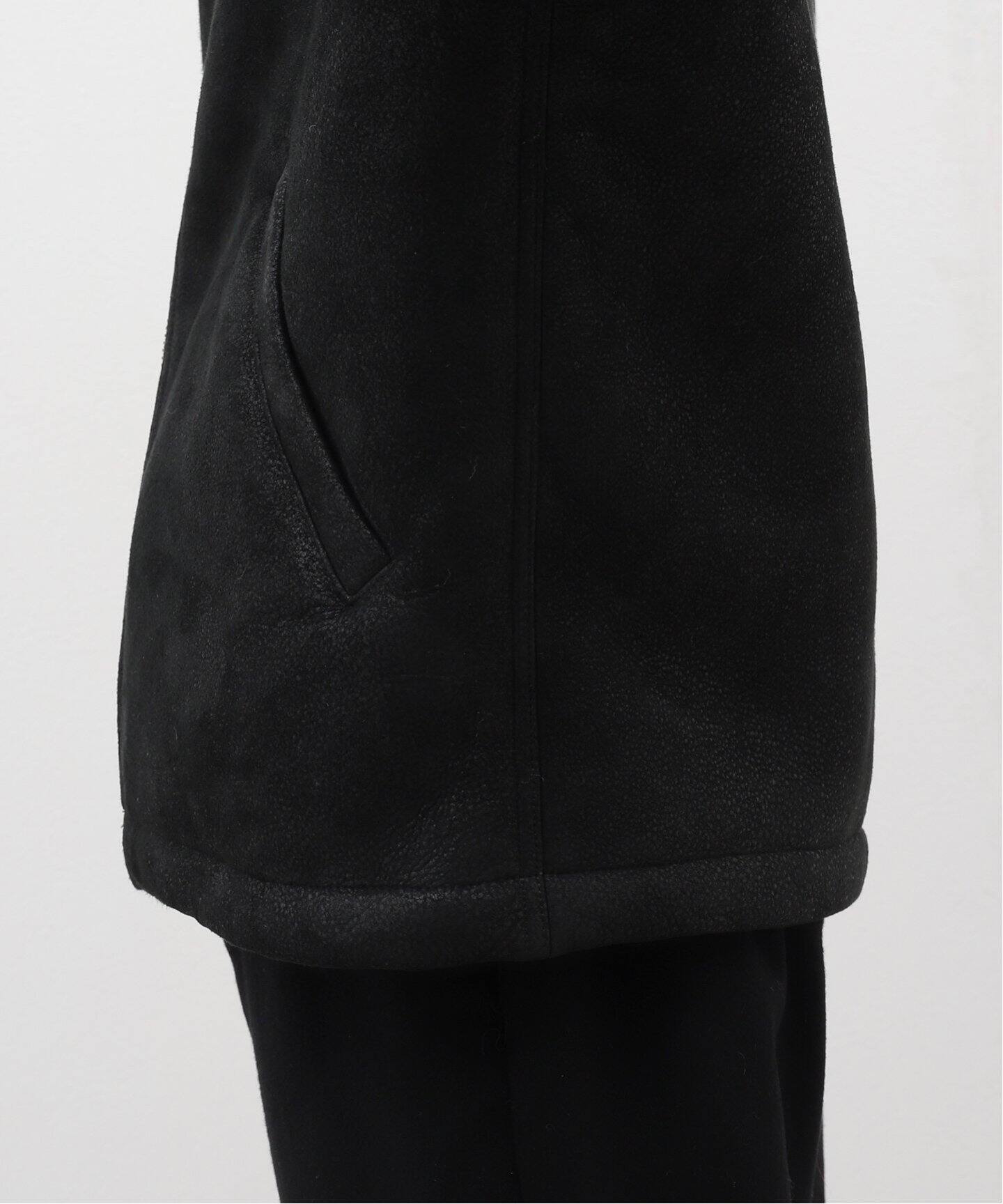 INSCRIRE / アンスクリア】Mouton Work Jacket（レザージャケット）｜L 