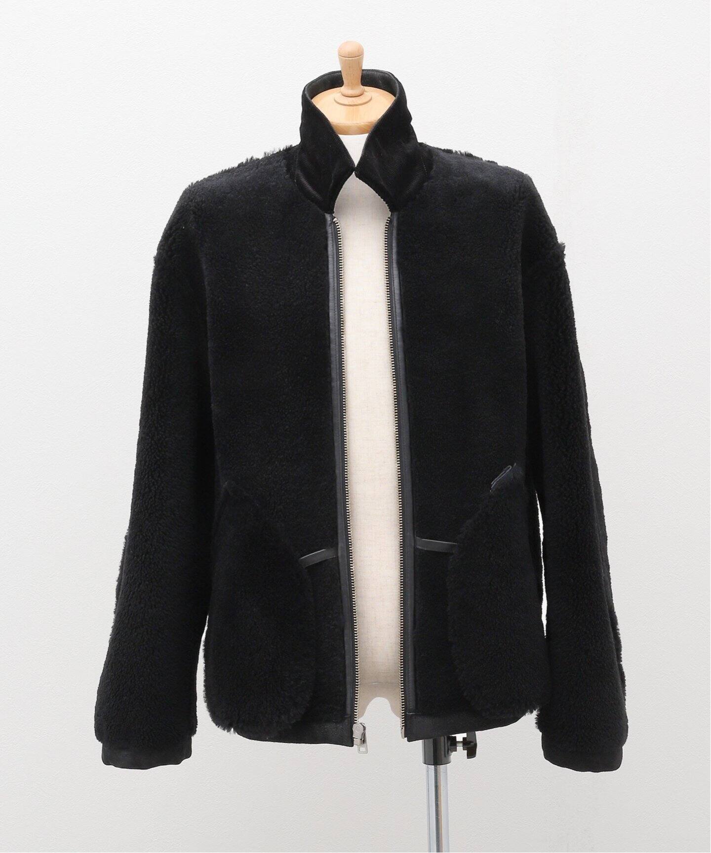 INSCRIRE / アンスクリア】Mouton Work Jacket（レザージャケット）｜L 
