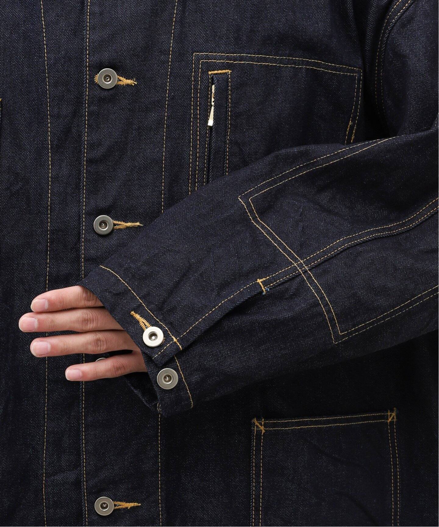 is-ness / イズネス】COVERALL DENIM JACKET（カバーオール）｜L