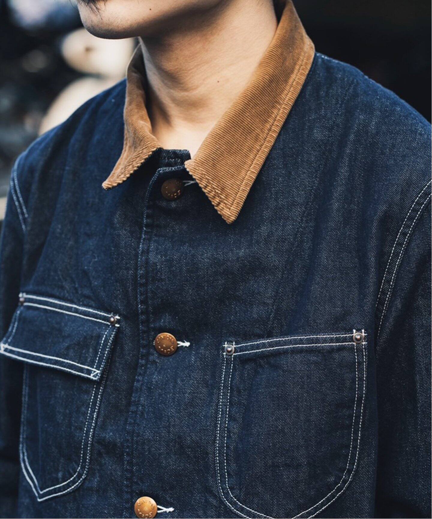SCYE BASICS/サイ ベーシックス】Lightweight Denim Chore Jacket  