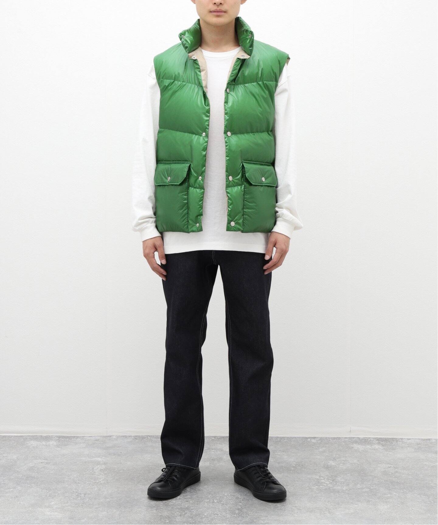 BLACKBIRD / ブラックバード】down vest（ダウン・中綿ベスト）｜L 