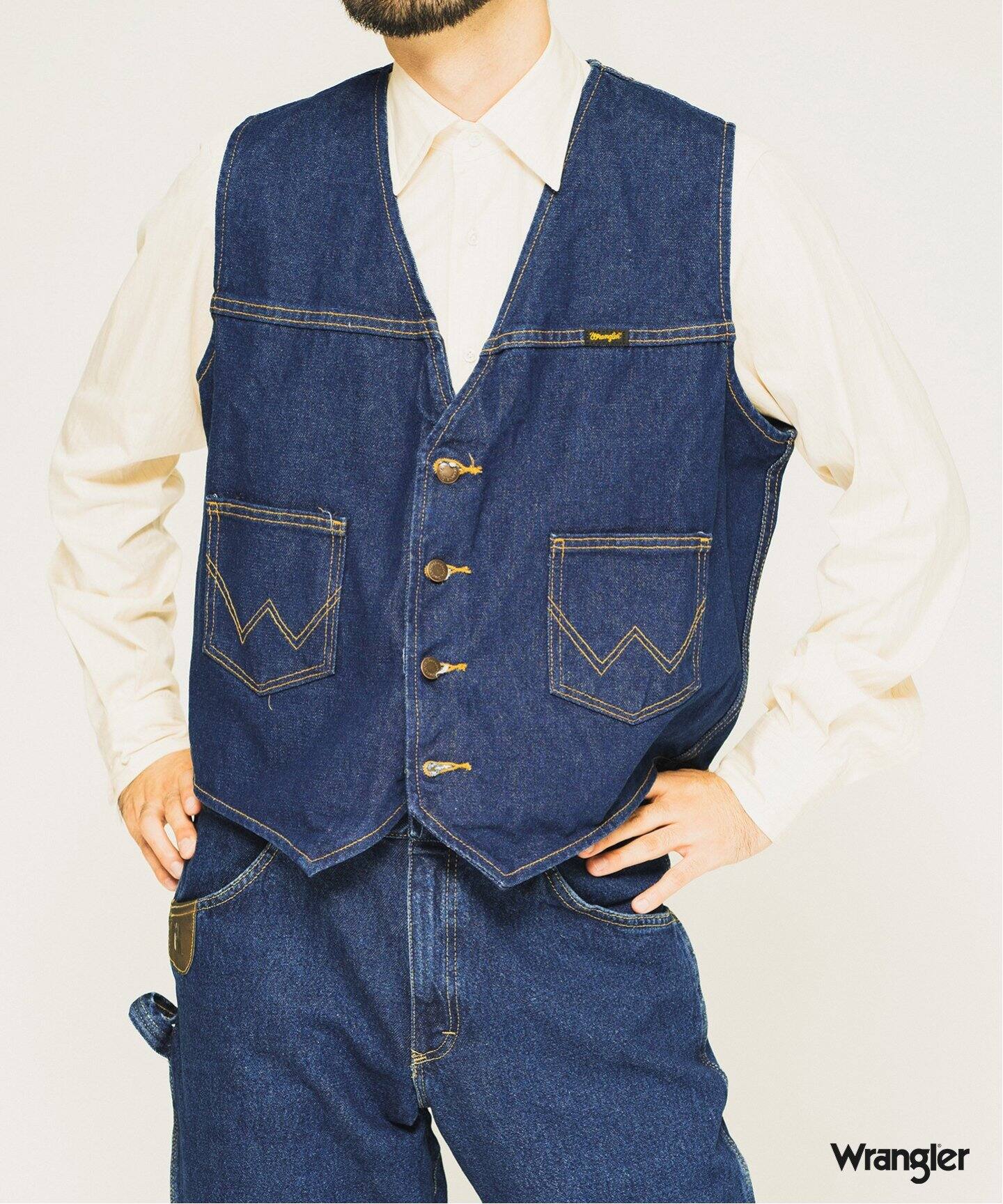 Wrangler / ラングラー】Denim Vest Unlined（ベスト）｜L