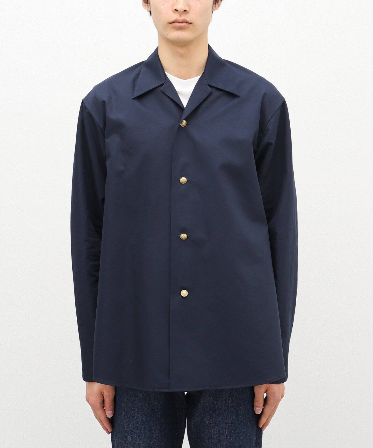 la favola / ラ ファーヴォラ】OPEN COLLAR SHIRT BZ（その他ブルゾン 