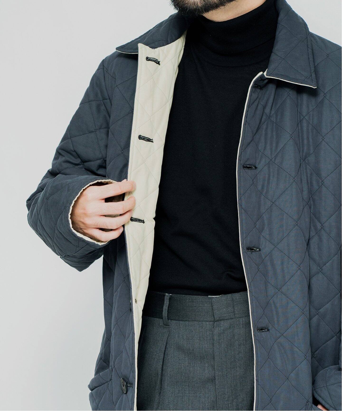 LAVENHAM / ラベンハム】別注 リバーシブル ジャケット（中綿  