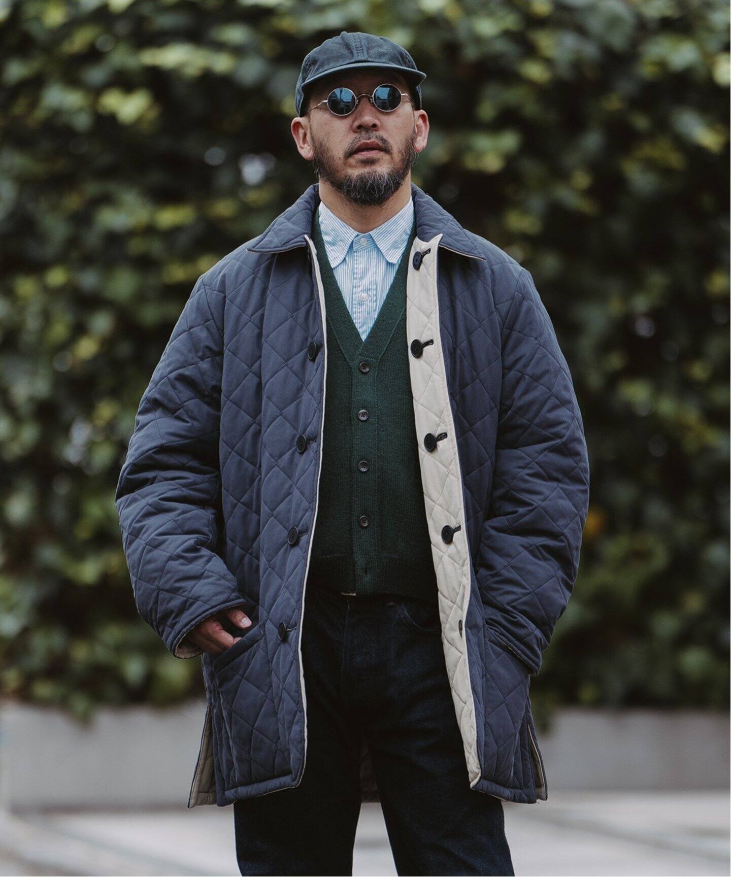 LAVENHAM / ラベンハム】別注 リバーシブル ジャケット（中綿  