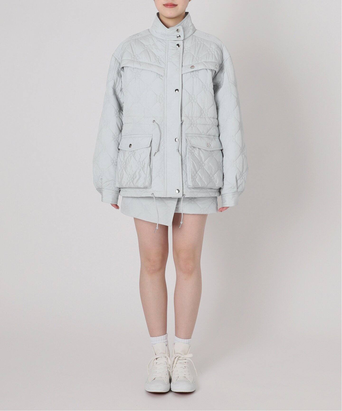 flower quilting jacket（中綿・キルティング）｜Charles Chaton  