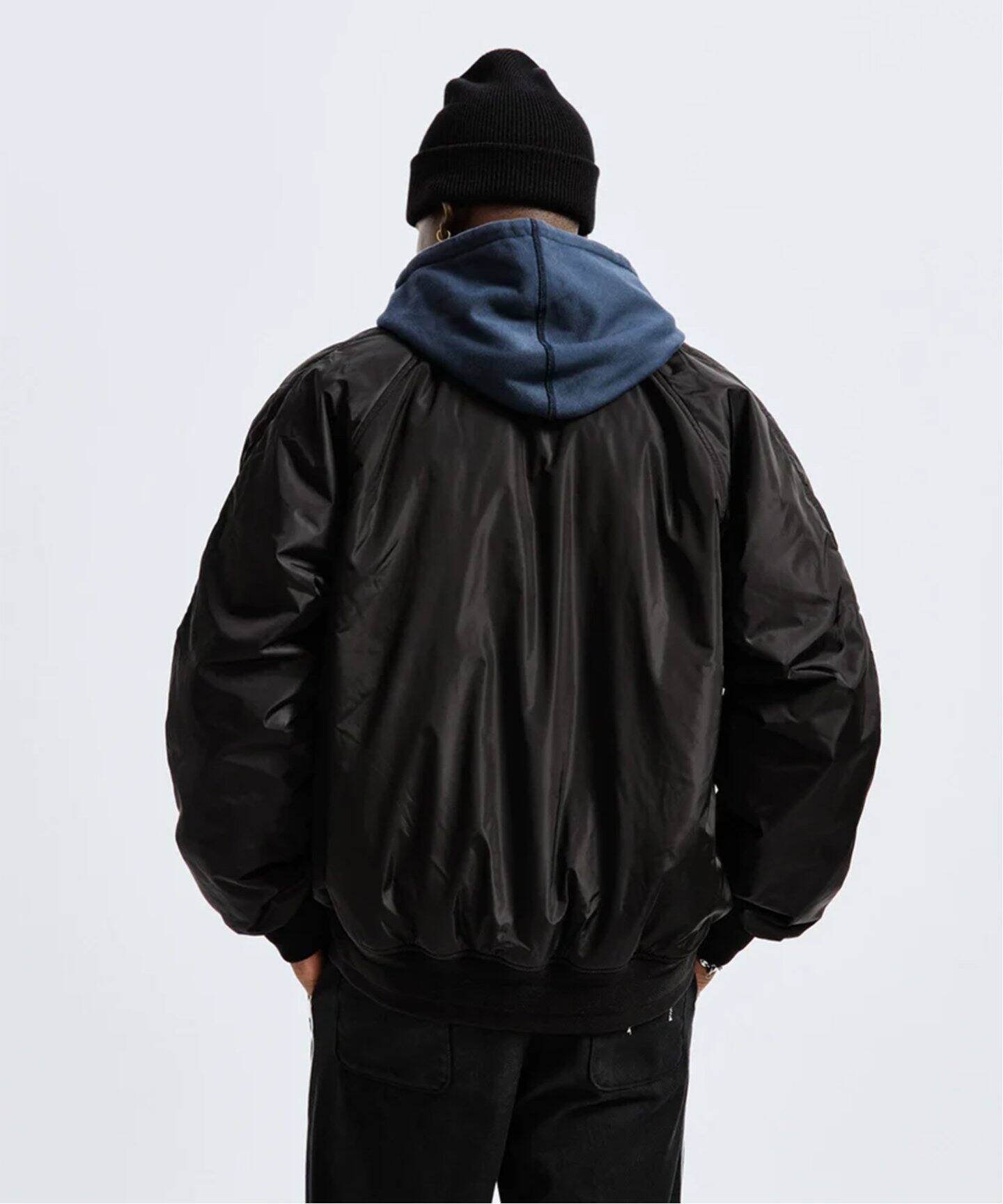 ECONYL SATIN NYLON STADIUM JACKET（その他ブルゾン／アウター