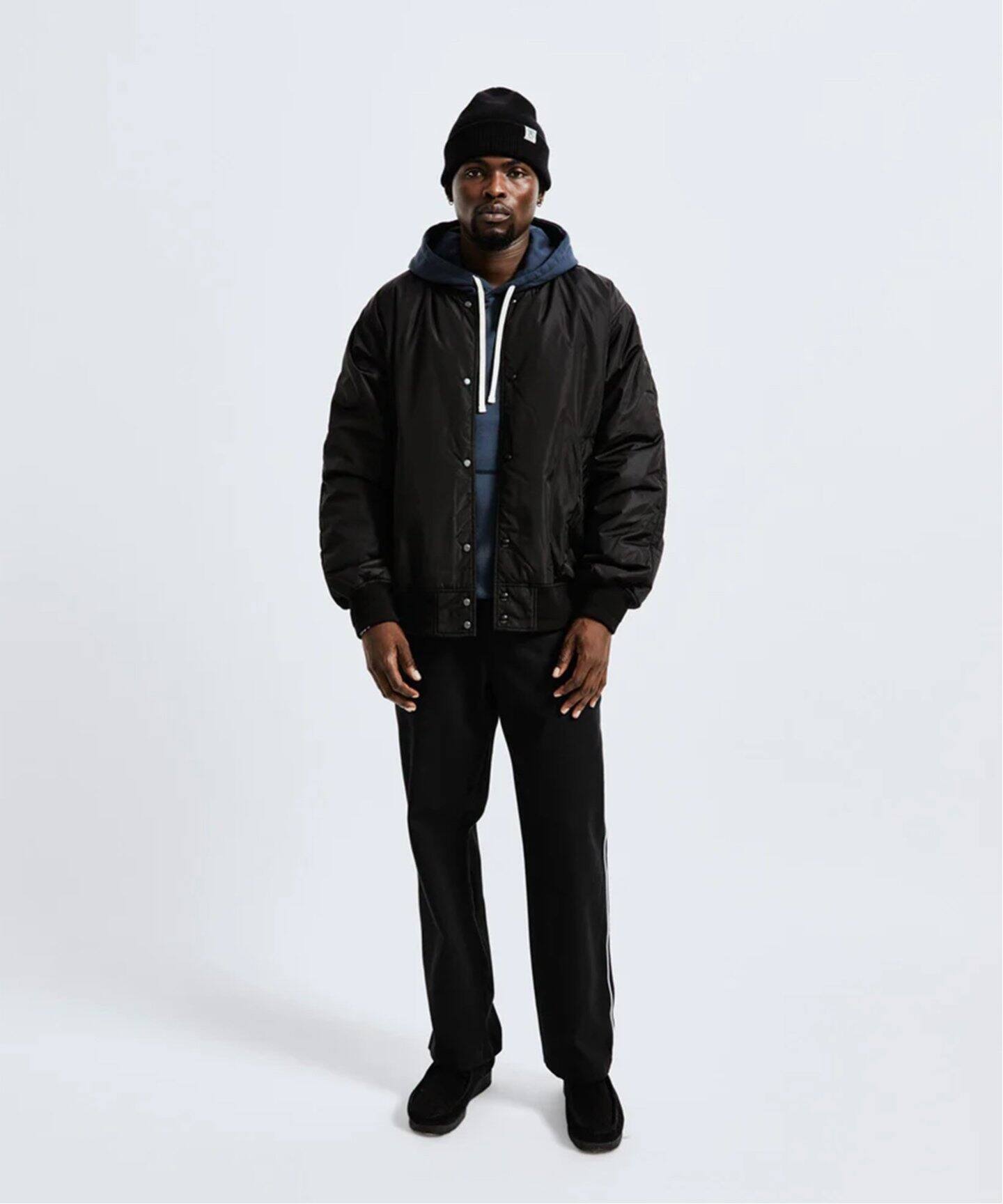 ECONYL SATIN NYLON STADIUM JACKET（その他ブルゾン／アウター