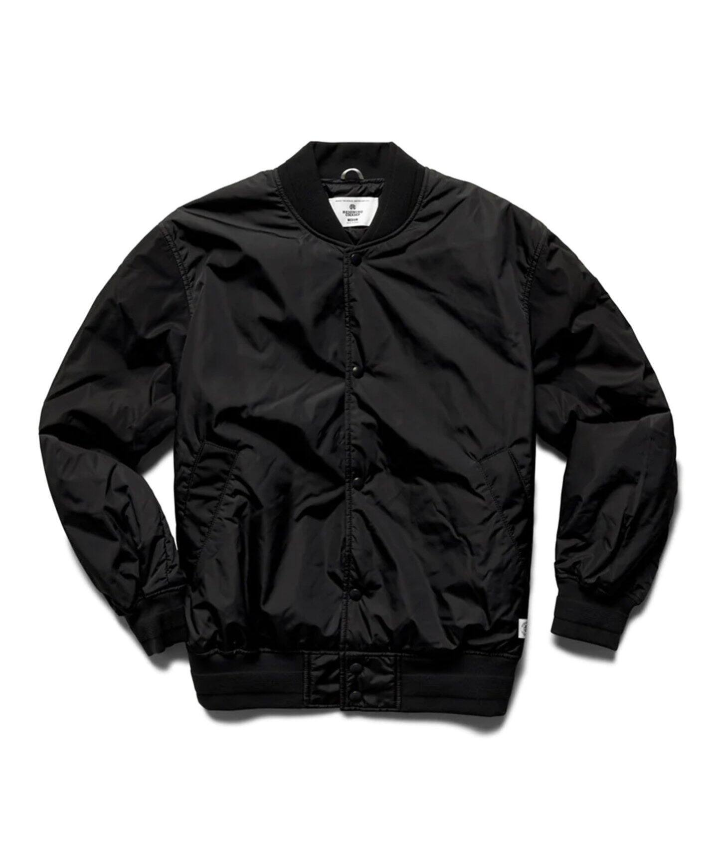 ジャケット・アウター eno ECONYL SATIN NYLON STADIUM JACKET（その他ブルゾン／アウター