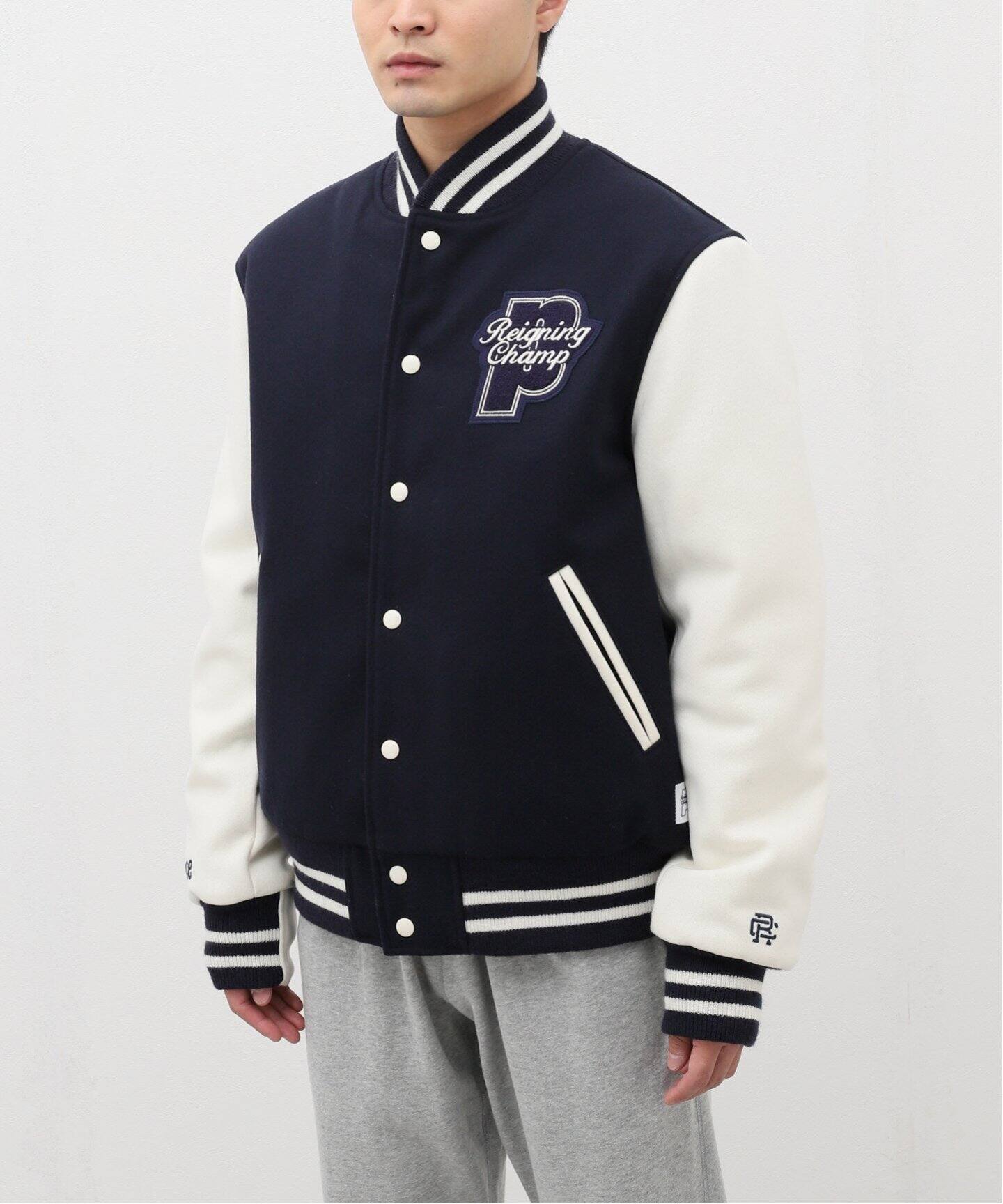 PRINCE WOOL VARSITY JACKET（その他ブルゾン／アウター）｜REIGNING 