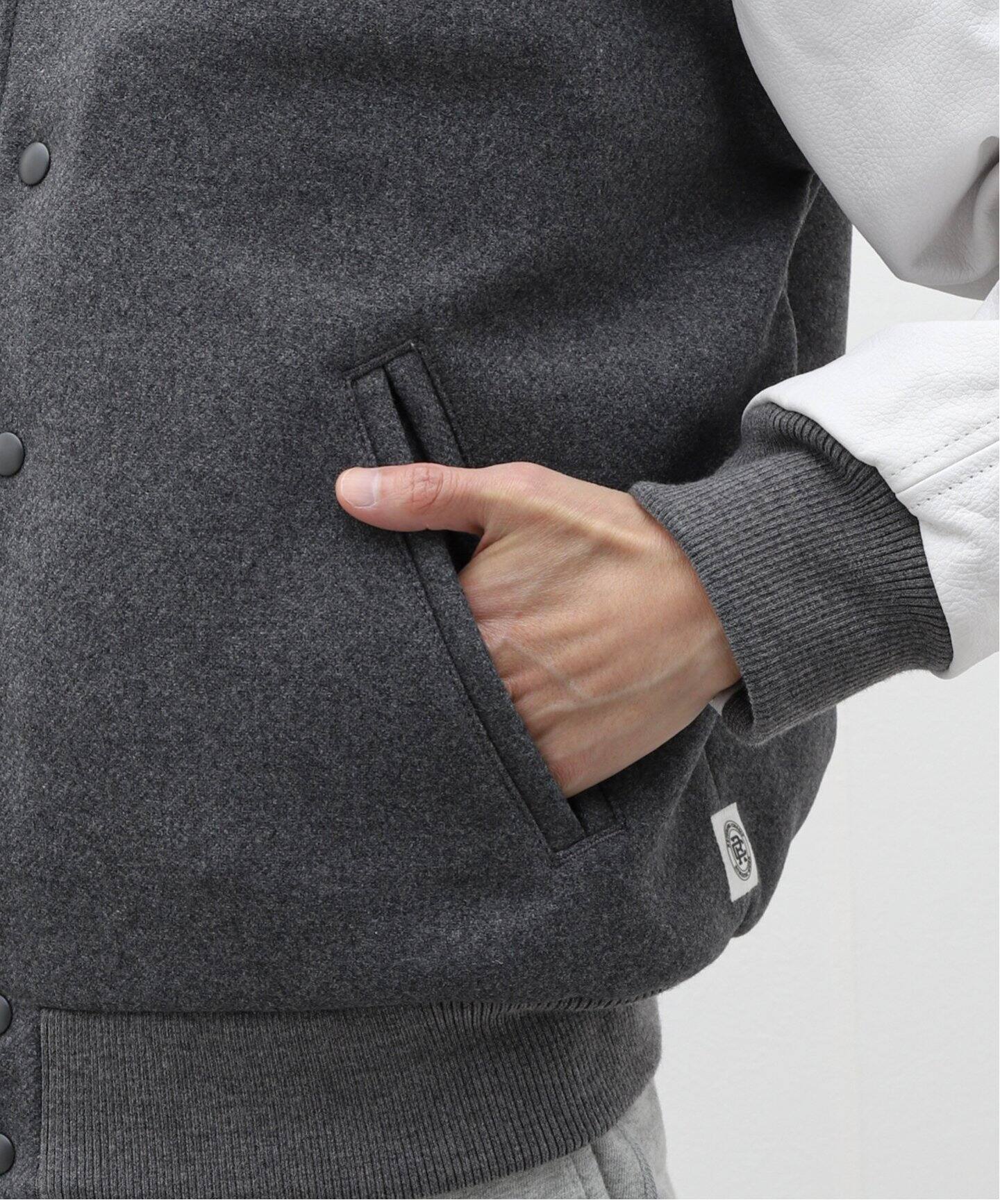 MELTON WOOL VARSITY JACKET（その他ブルゾン／アウター
