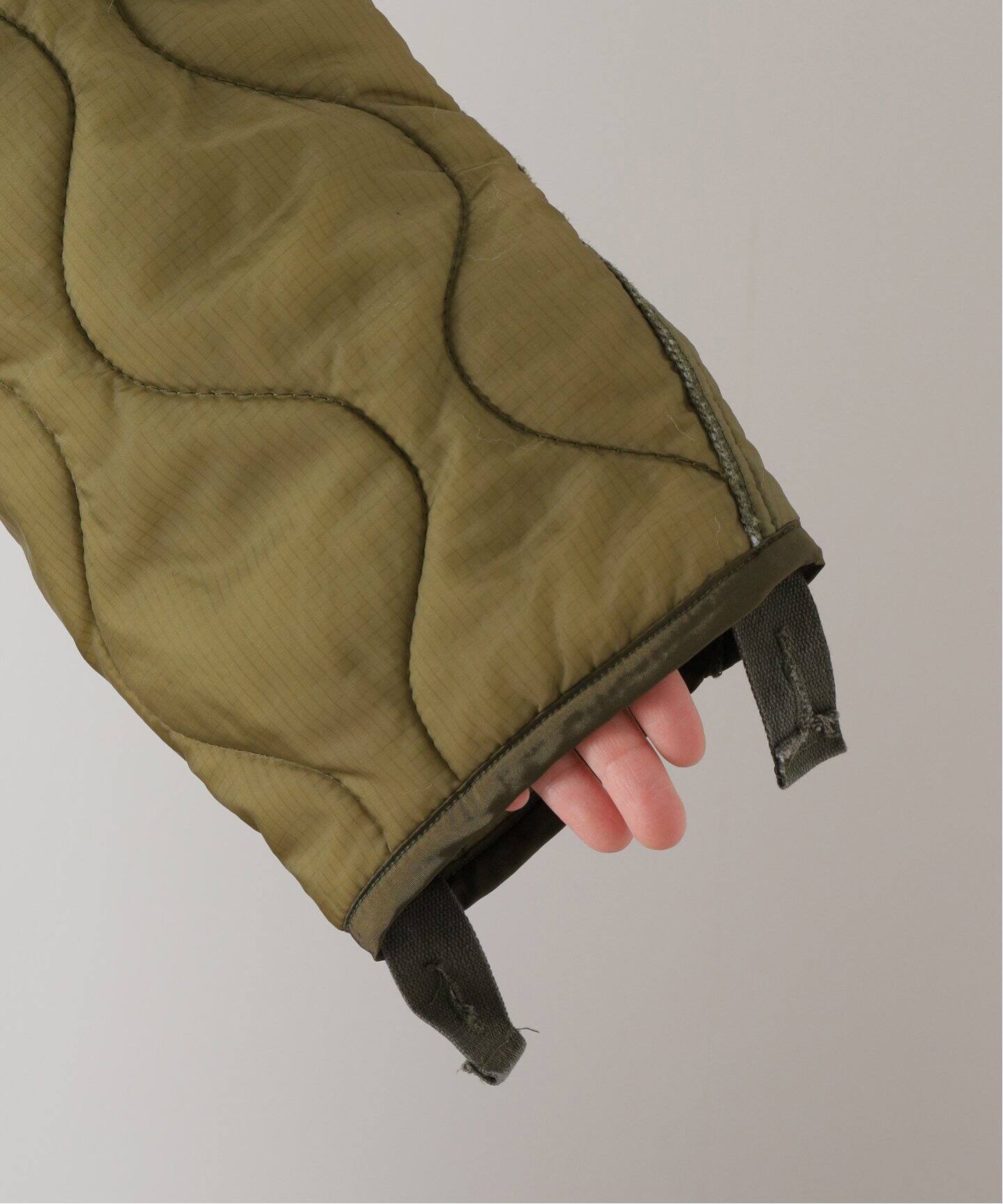 ミリタリーキルティングショートジャケット（中綿・キルティング 