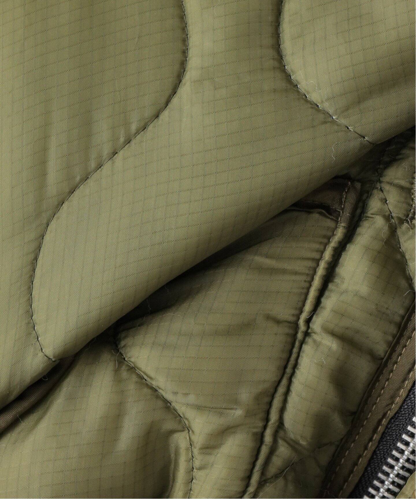 ミリタリーキルティングショートジャケット（中綿・キルティング 