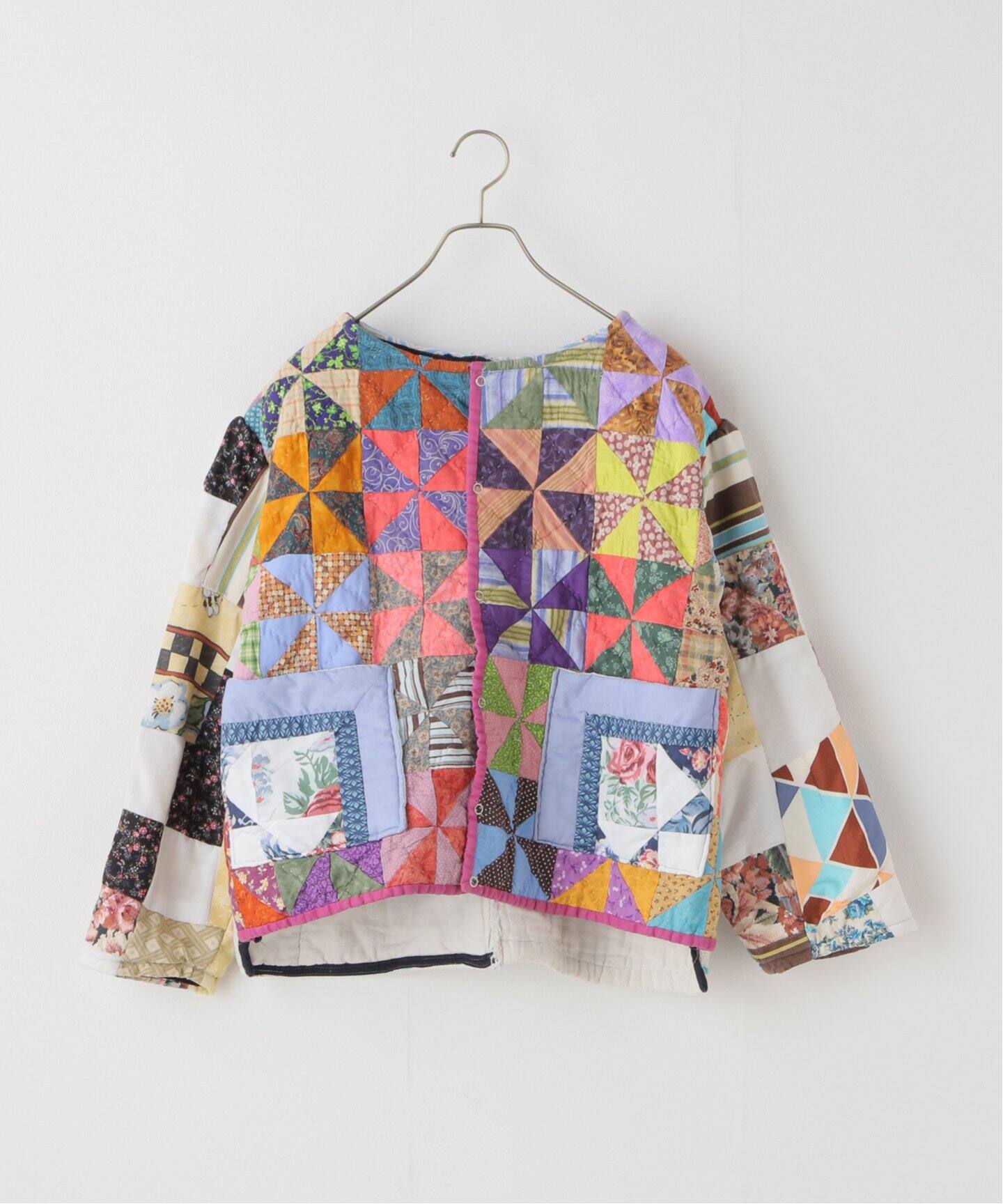 ビンテージキルトパフジャケット（その他ブルゾン／アウター）｜Bonum  