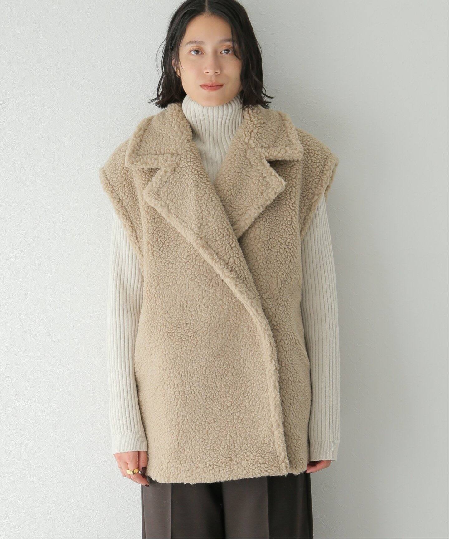 ADAWAS / アダワス】FAKE MOUTON GILETベスト（ベスト）｜BOICE FROM  