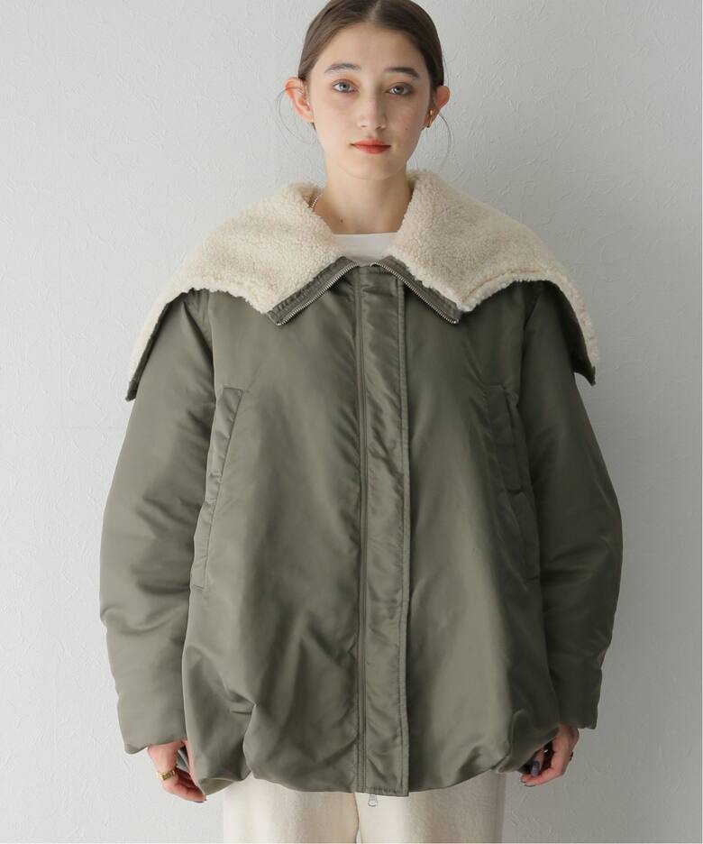 CLANE / クラネ】BALLOON DESIGN HOODED N3B（中綿・キルティング 