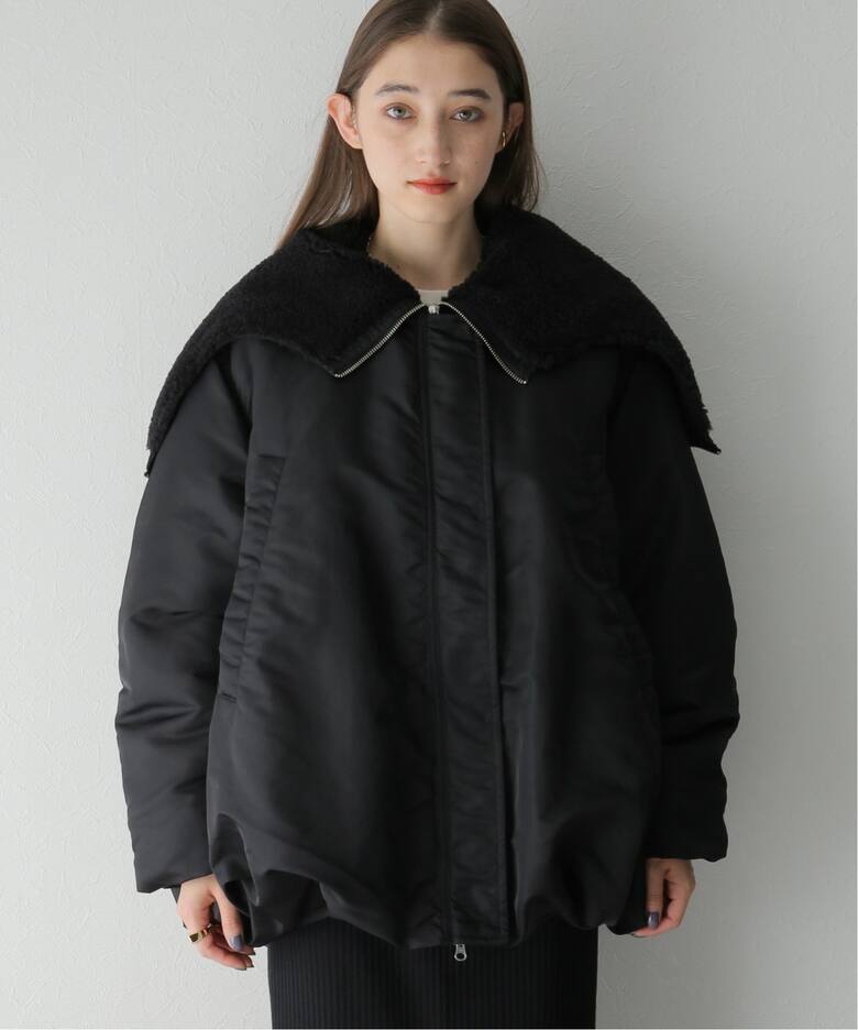 CLANE / クラネ】BALLOON DESIGN HOODED N3B（中綿・キルティング 