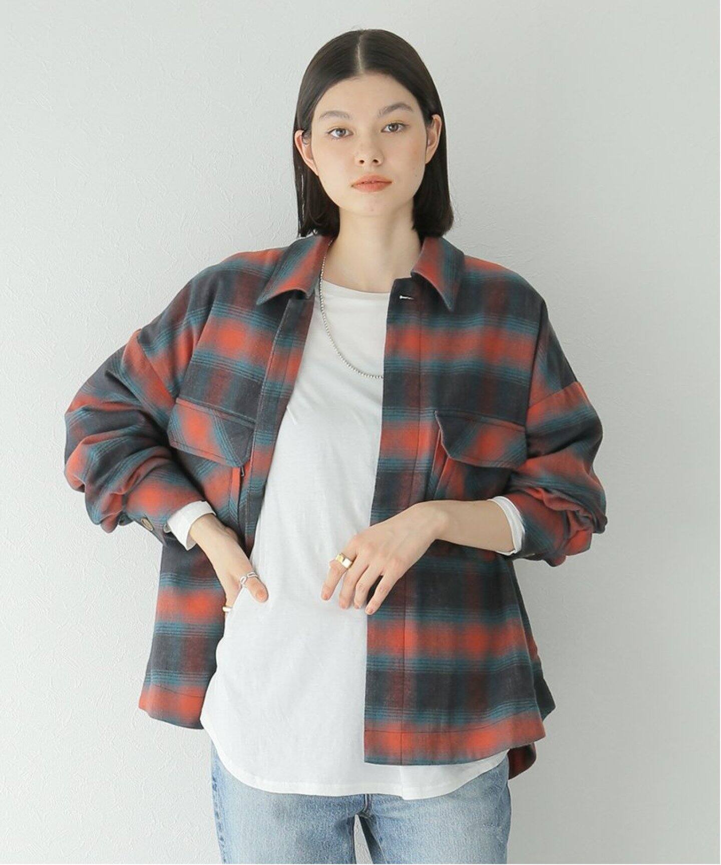 F/CE. / エフシーイー】CHECK FIELD SHIRT（UNISEX)（中綿 