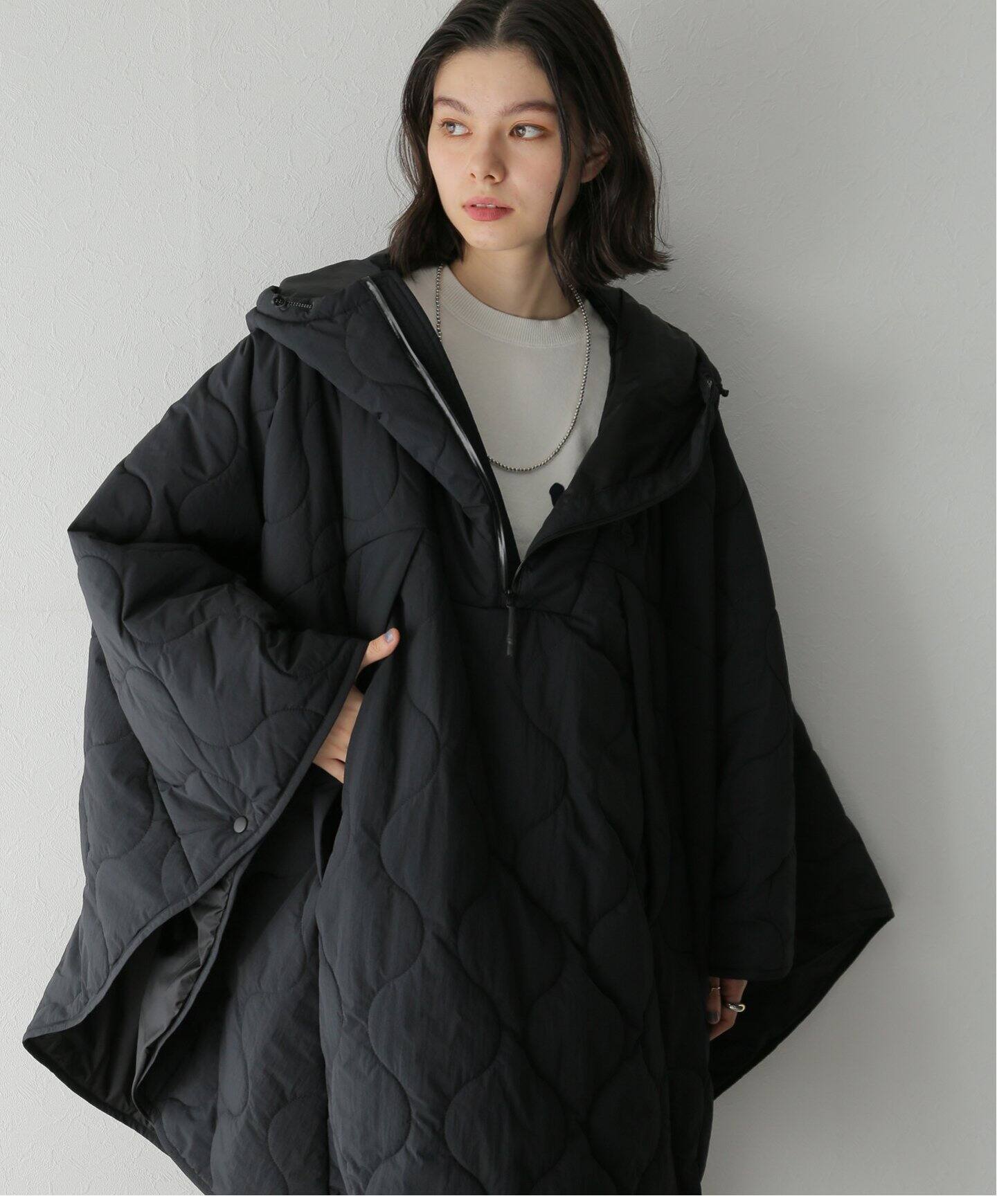 LANTERN / ランタン】HEATING PONCHO (UNISEX)（ポンチョ・マント 