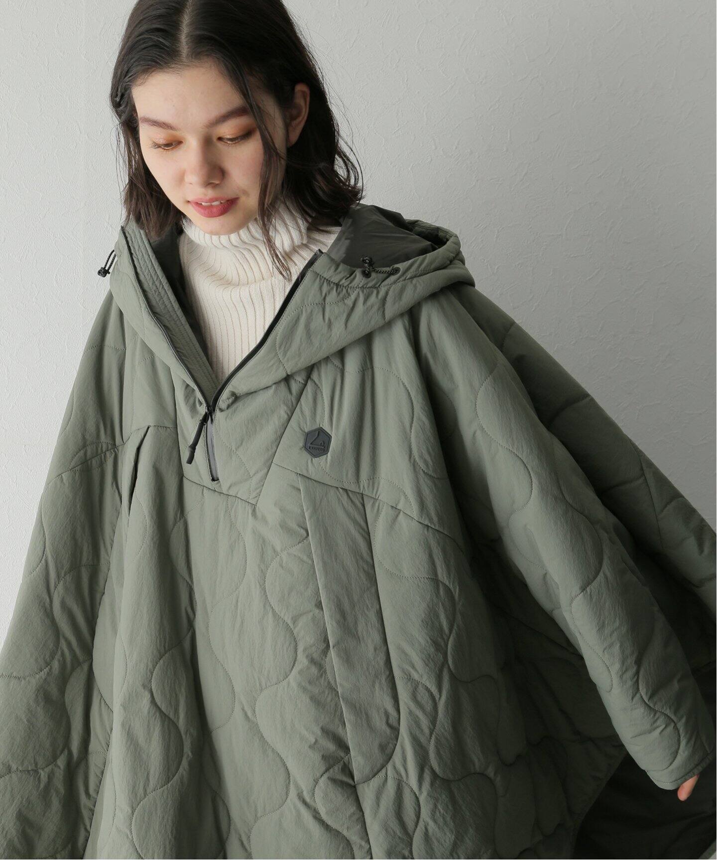 LANTERN / ランタン】HEATING PONCHO (UNISEX)（ポンチョ・マント 
