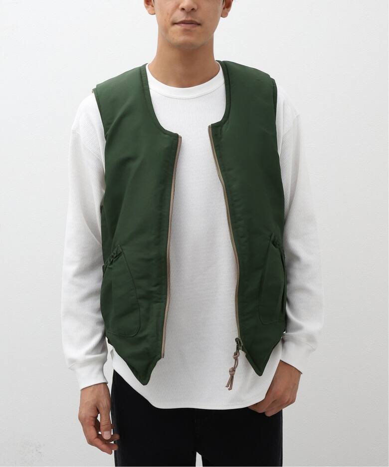 refomed / リフォメッド】REVERSIBLE SAND BAG DOWN VEST（ベスト 