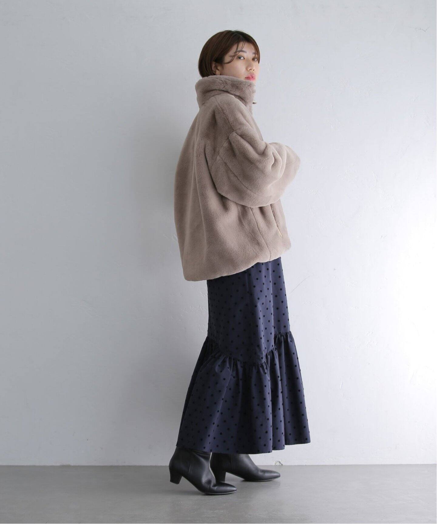 追加》【TATRAS/タトラス】 BARBRA ボアブルゾン（その他ブルゾン  