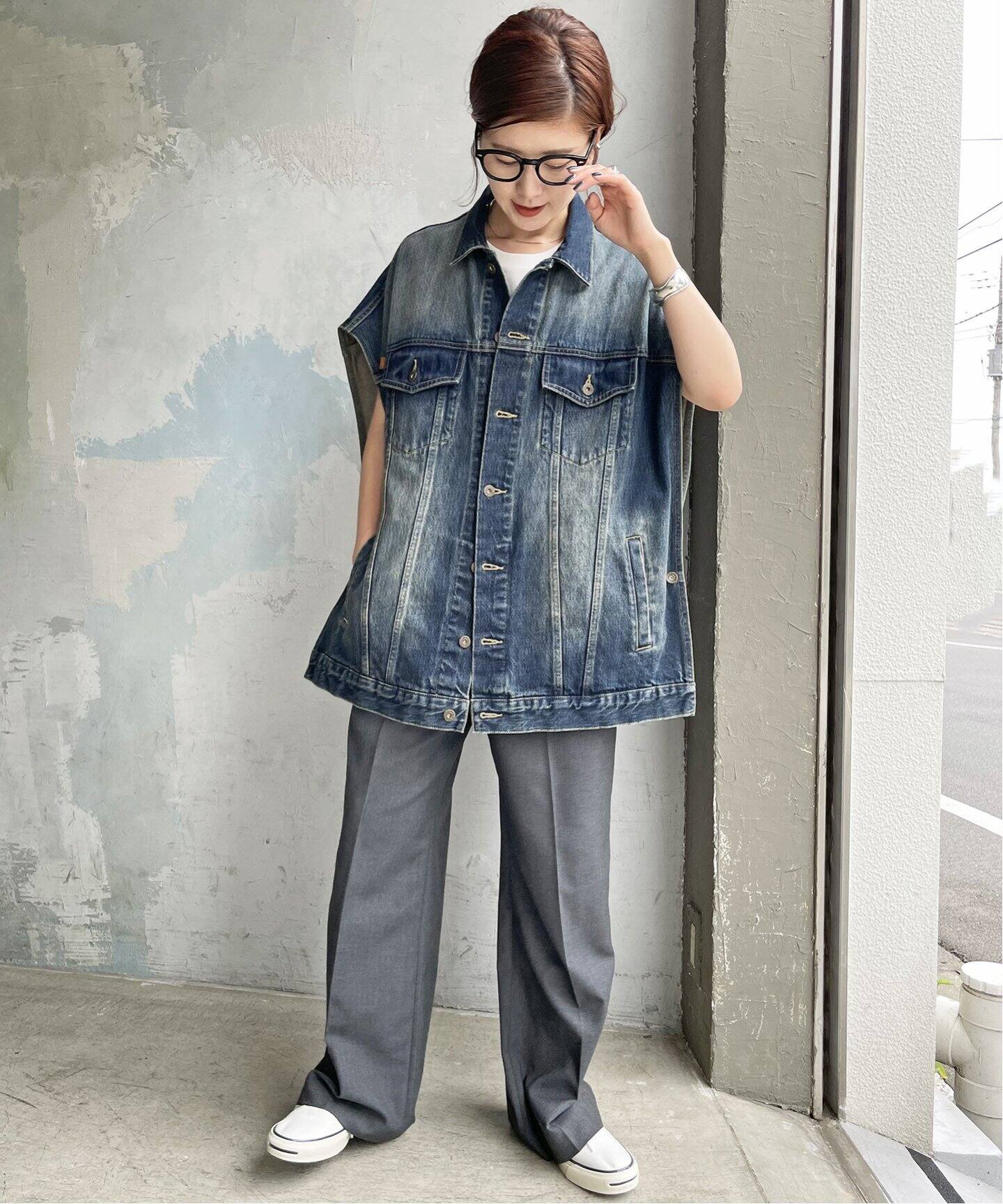 51/2 3RD_PONCHO_DENIM（デニムジャケット）｜Spick and Span 