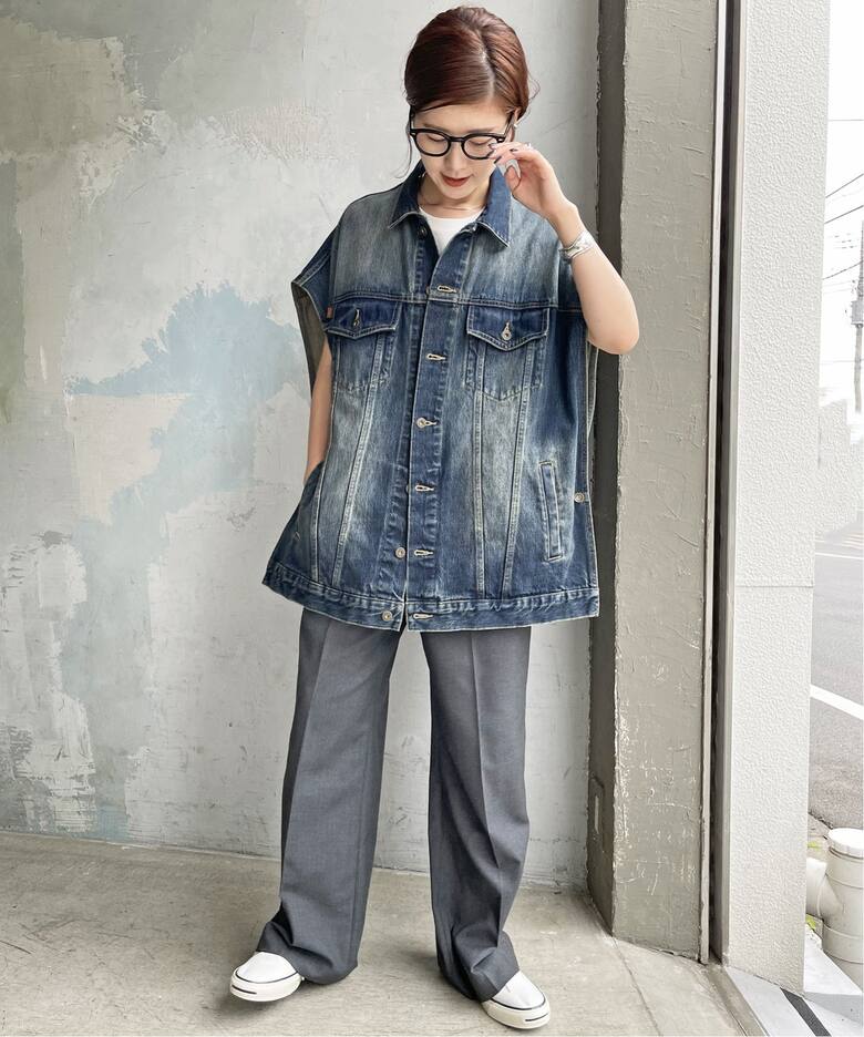 51/2 3RD_PONCHO_DENIM（デニムジャケット）｜Spick and Span 