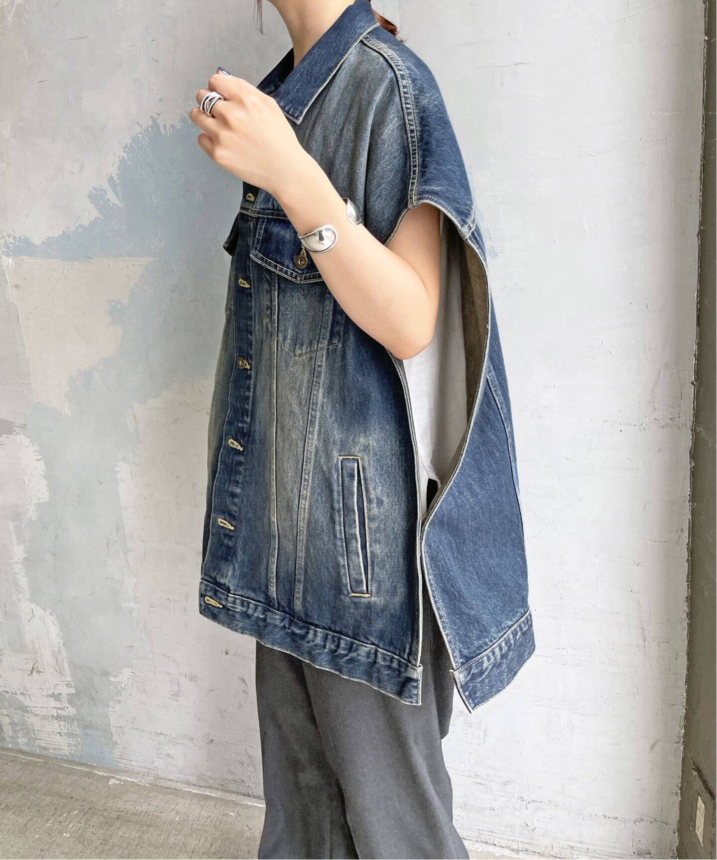 51/2 3RD_PONCHO_DENIM（デニムジャケット）｜Spick and Span 