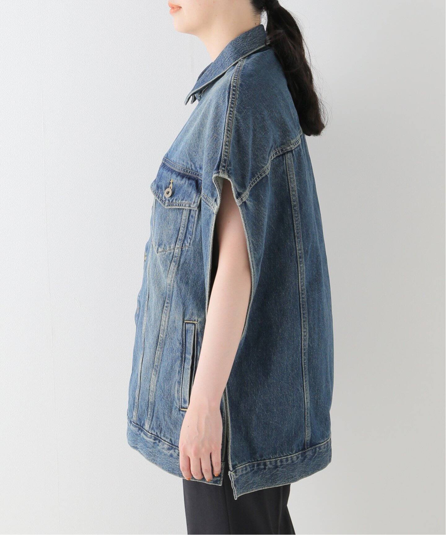 51/2 3RD_PONCHO_DENIM（デニムジャケット）｜Spick and Span 