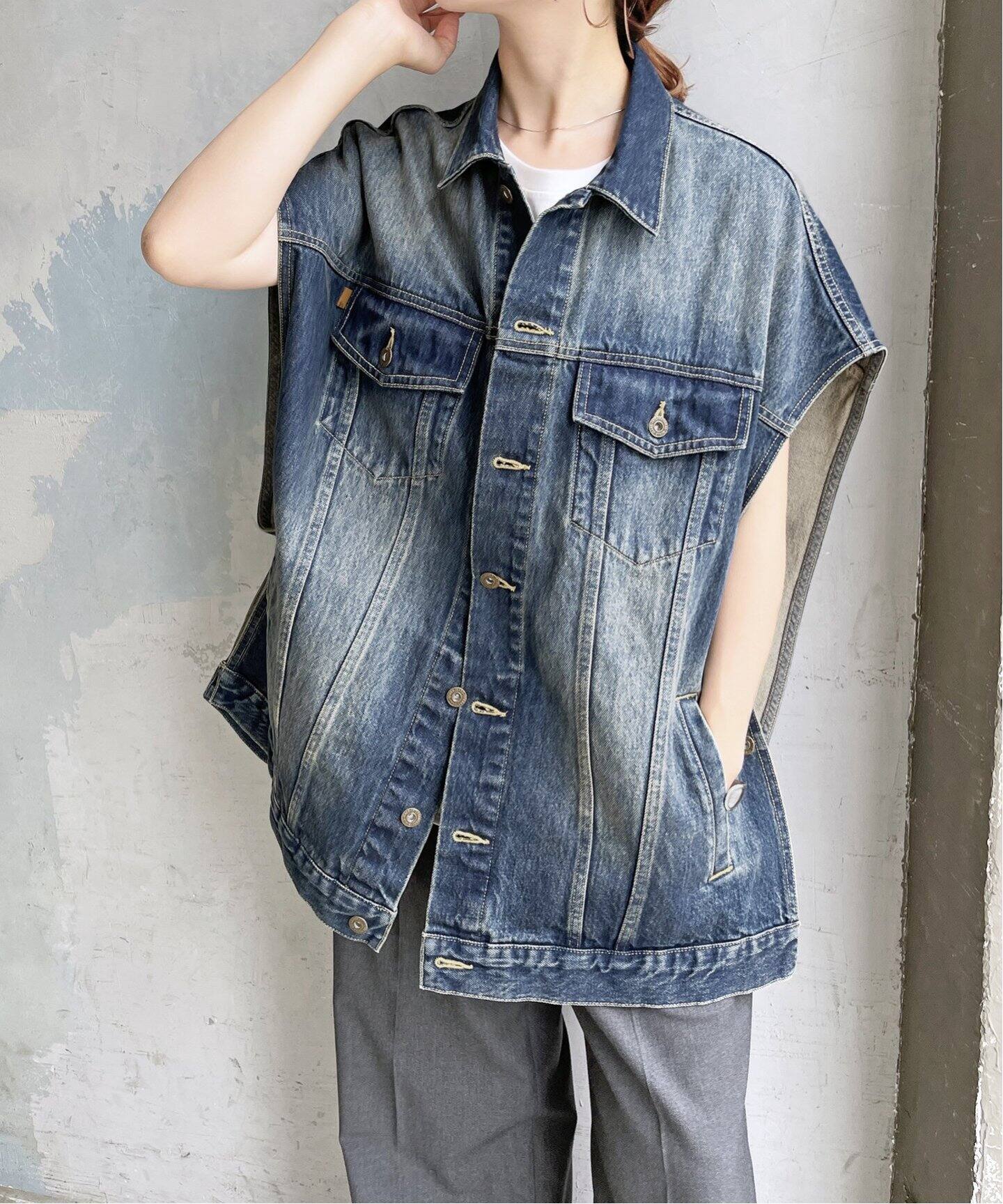 51/2 3RD_PONCHO_DENIM（デニムジャケット）｜Spick and Span 