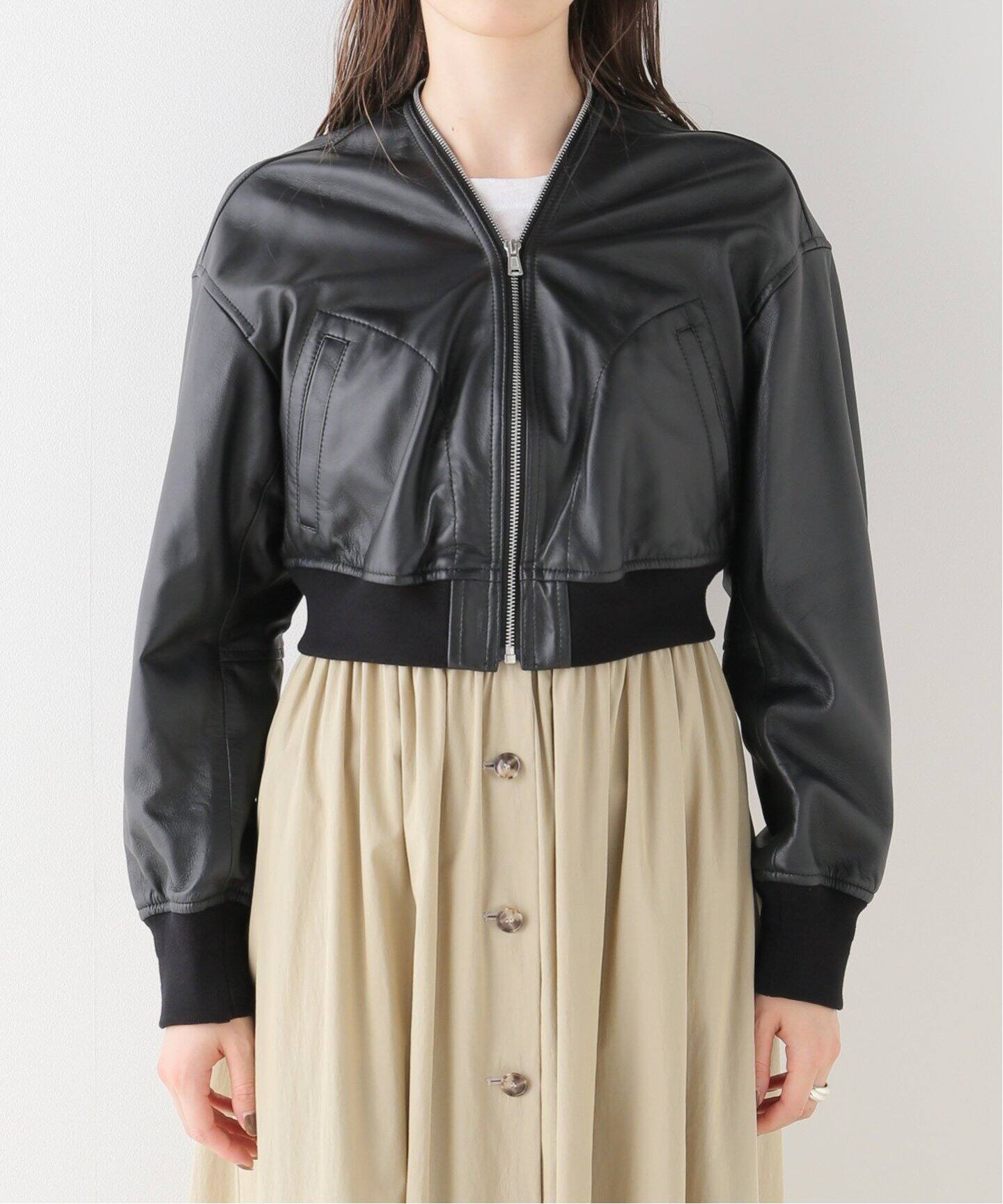シープレザーショートブルゾン（その他ブルゾン／アウター）｜Spick  
