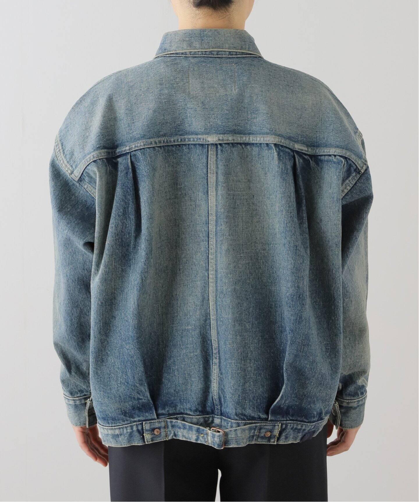 BONNY WOVEN / ボニーウーヴン】 BIG T Back 2PKT Denim JK（デニム 